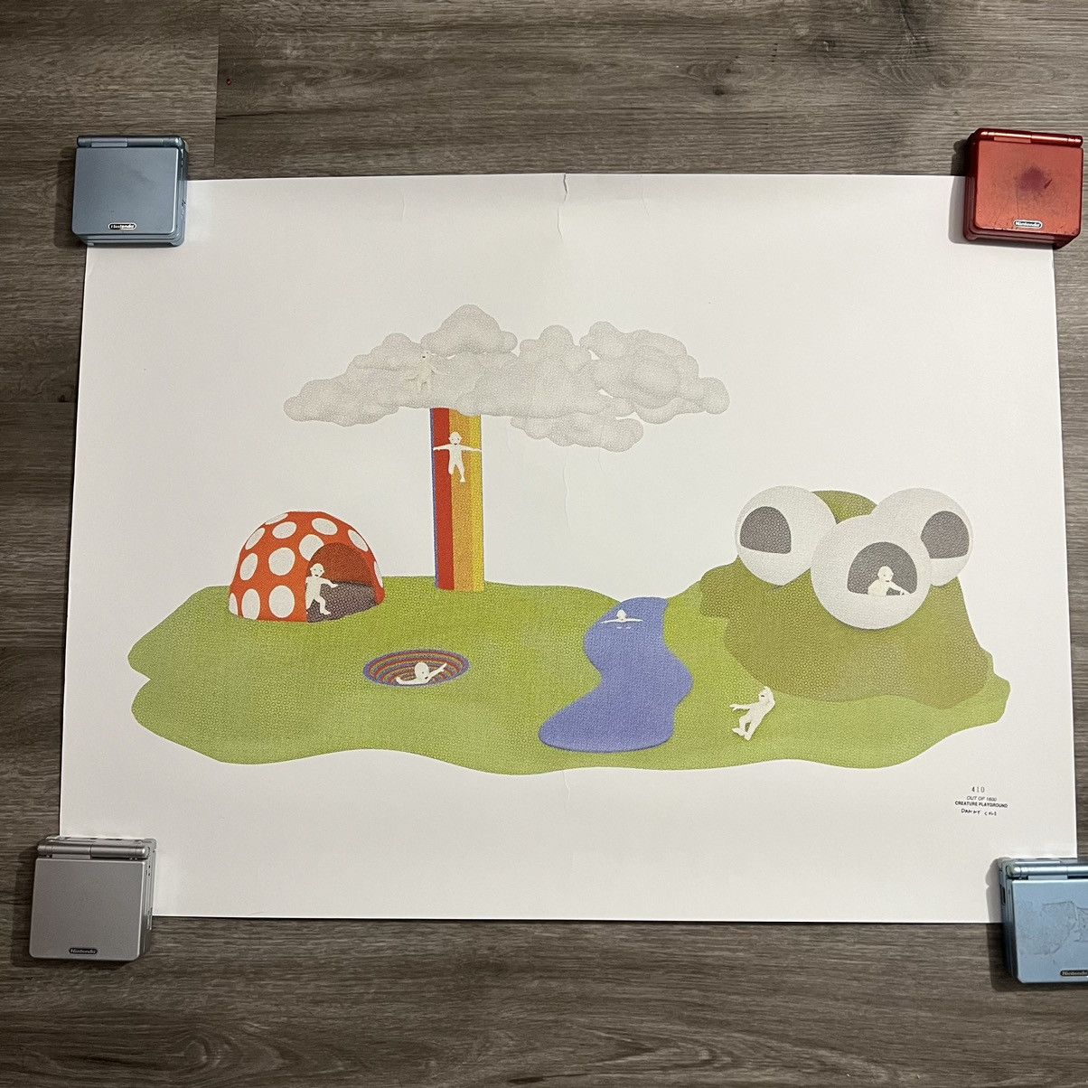 Advisry Clothing Danny Cole Creature World Playground Print SIGNED Size ONE SIZE - 2 Thumbnail