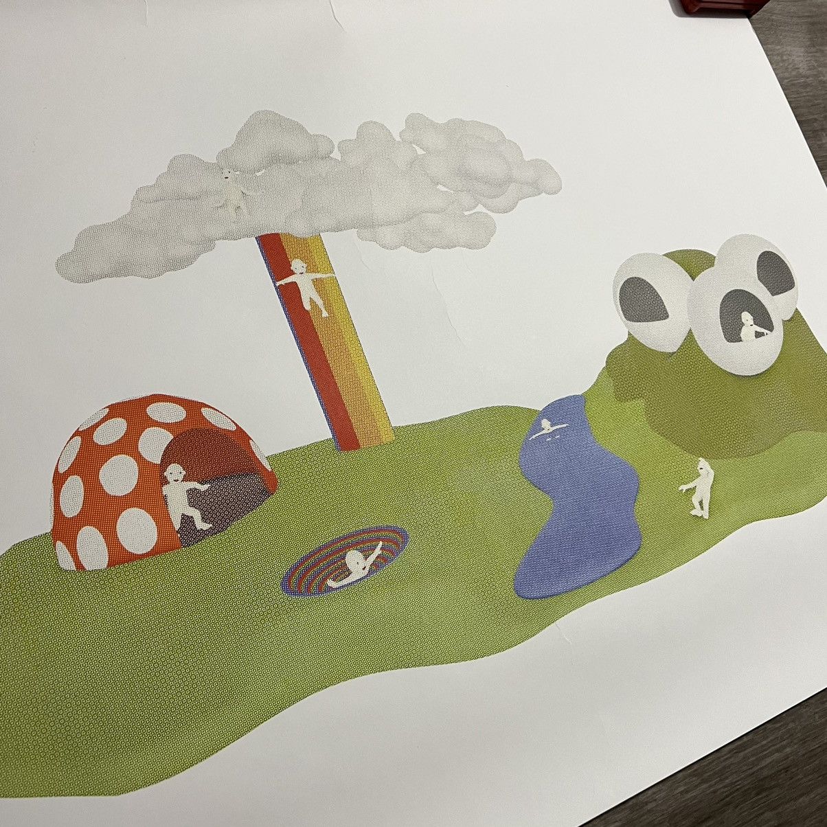 Advisry Clothing Danny Cole Creature World Playground Print SIGNED Size ONE SIZE - 7 Thumbnail