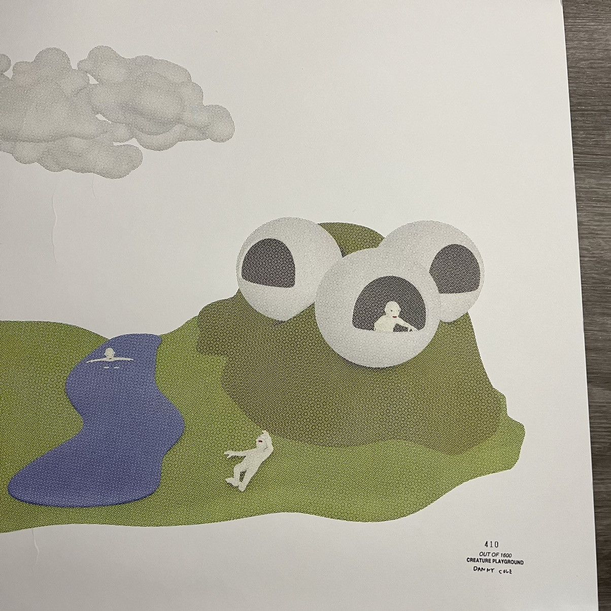 Advisry Clothing Danny Cole Creature World Playground Print SIGNED Size ONE SIZE - 4 Thumbnail