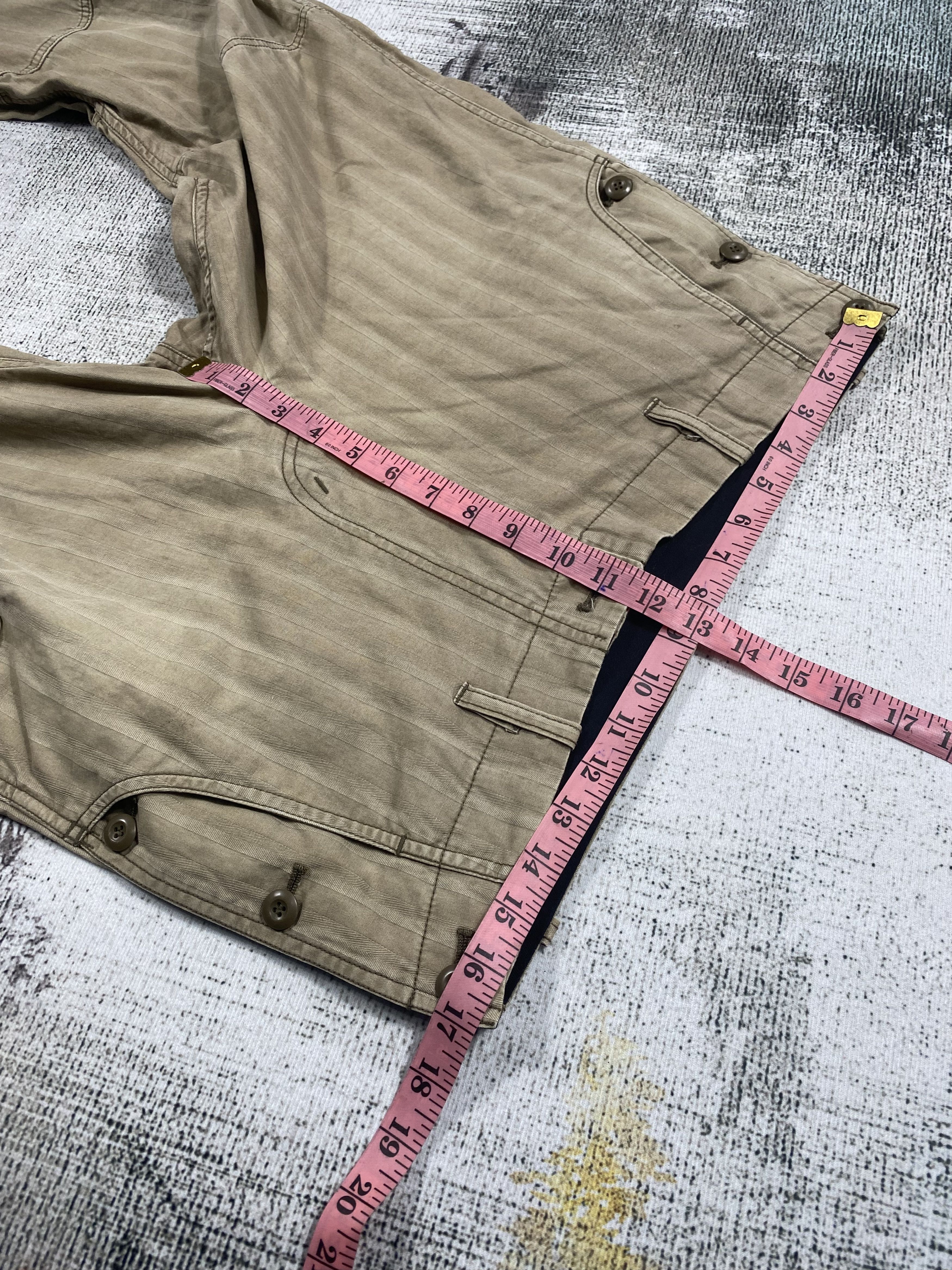 PPFM RARE🔥Baggy PPFM Cargo Multi Pocket Pants Size US 33 - 12 Thumbnail