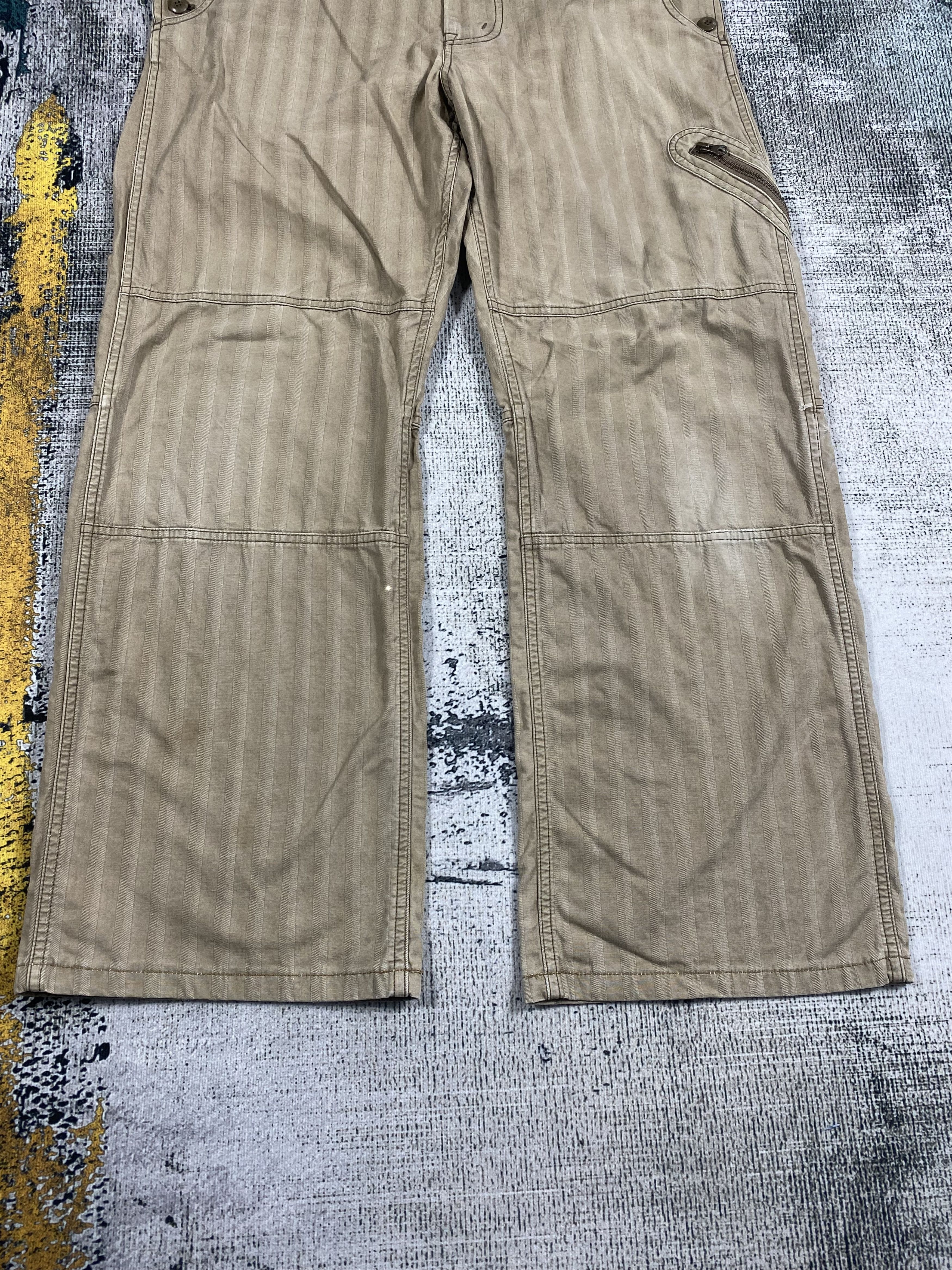 PPFM RARE🔥Baggy PPFM Cargo Multi Pocket Pants Size US 33 - 4 Thumbnail