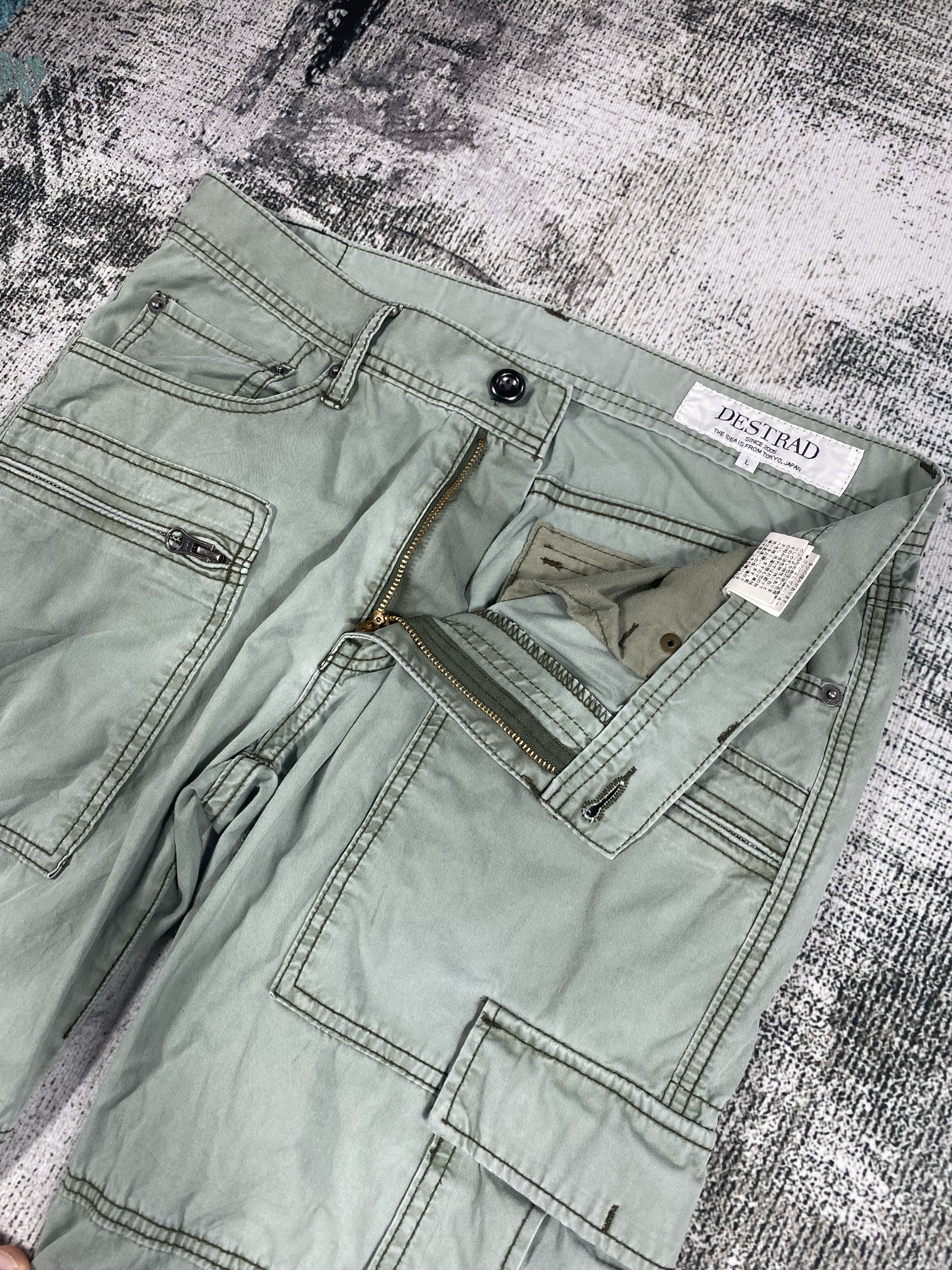 Japanese Brand Destrad Japanese 9Pocket Military Casual Utility Cargo Pants Size US 32 / EU 48 - 5 Thumbnail