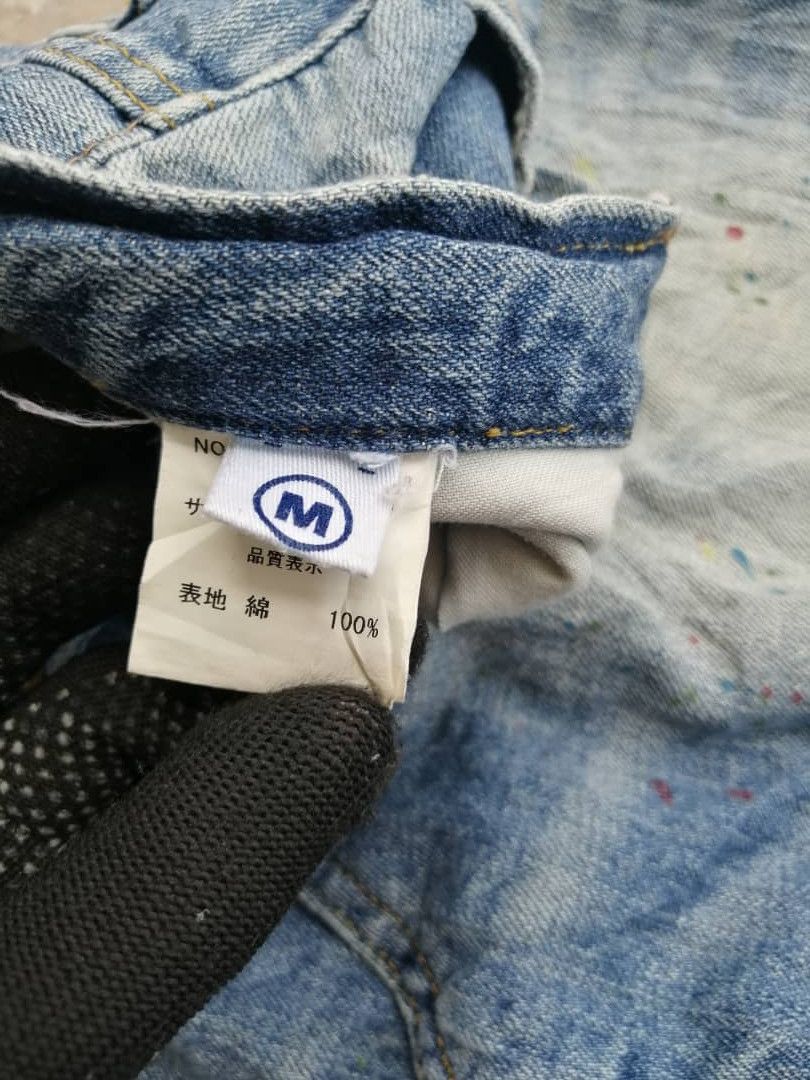 Japanese Brand Sugar Cube Japanese Painter Jeans Three Quarter Workwear Size US 31 - 6 Thumbnail
