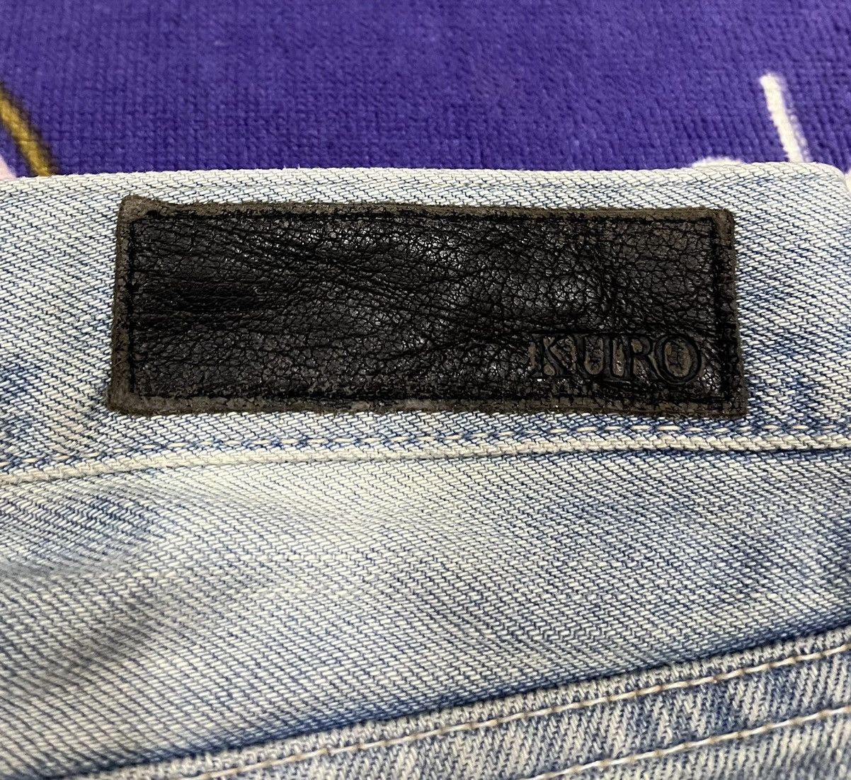 KURO Vintage KURO Selvedge Made in Japan Denim x Rare Size US 32 / EU 48 - 11 Thumbnail