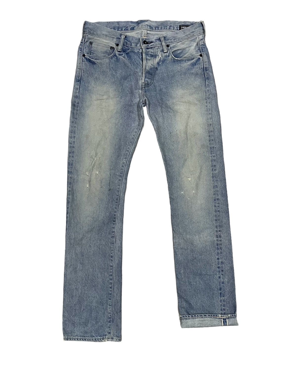 image of Distressed Denim x Kuro Vintage Kuro Selvedge Made In Japan Denim X, Men's (Size 32)