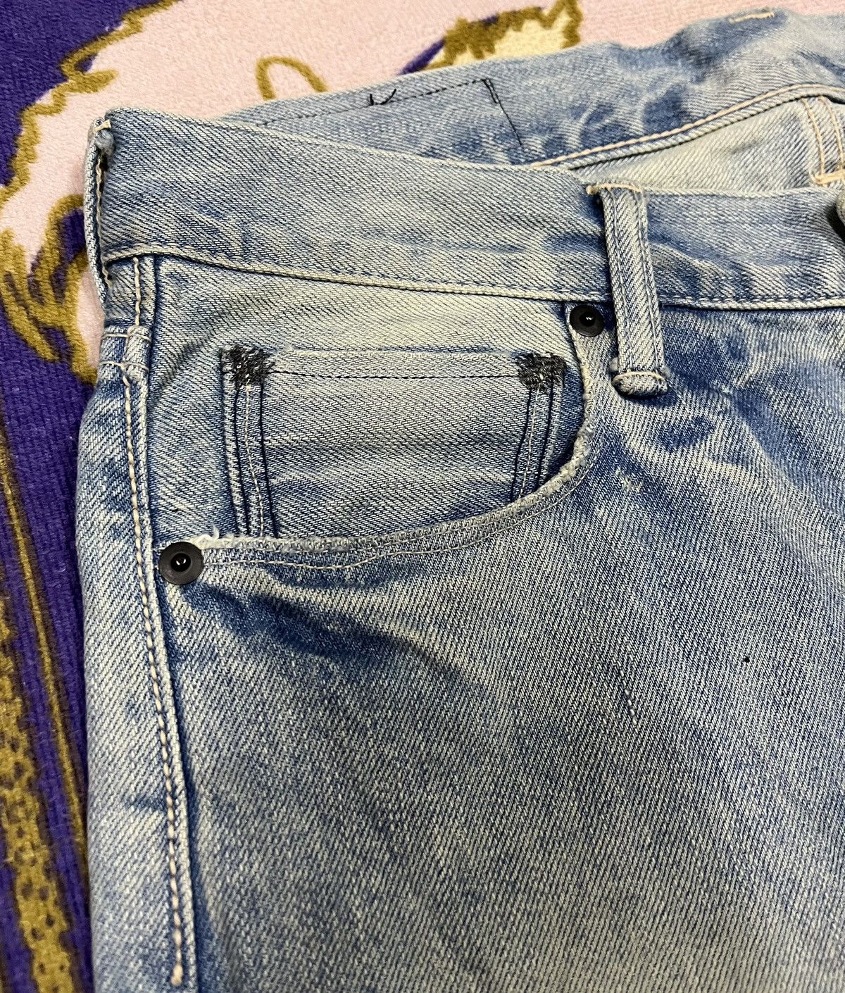 KURO Vintage KURO Selvedge Made in Japan Denim x Rare Size US 32 / EU 48 - 6 Thumbnail