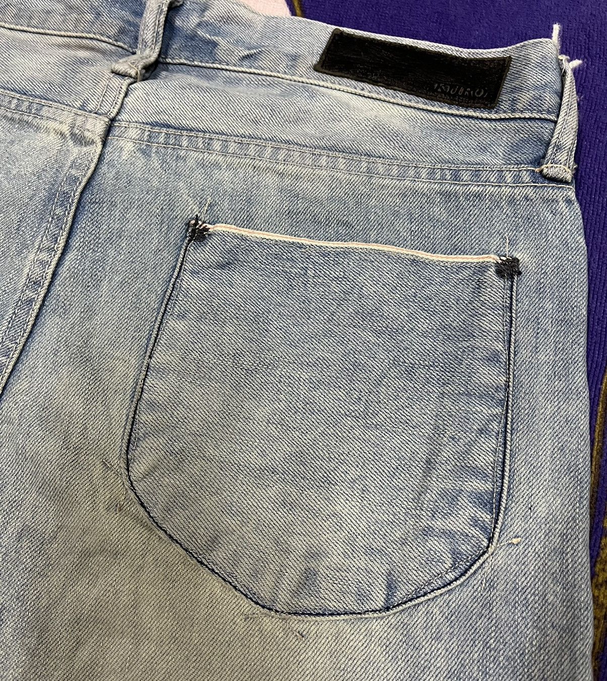 KURO Vintage KURO Selvedge Made in Japan Denim x Rare Size US 32 / EU 48 - 10 Thumbnail