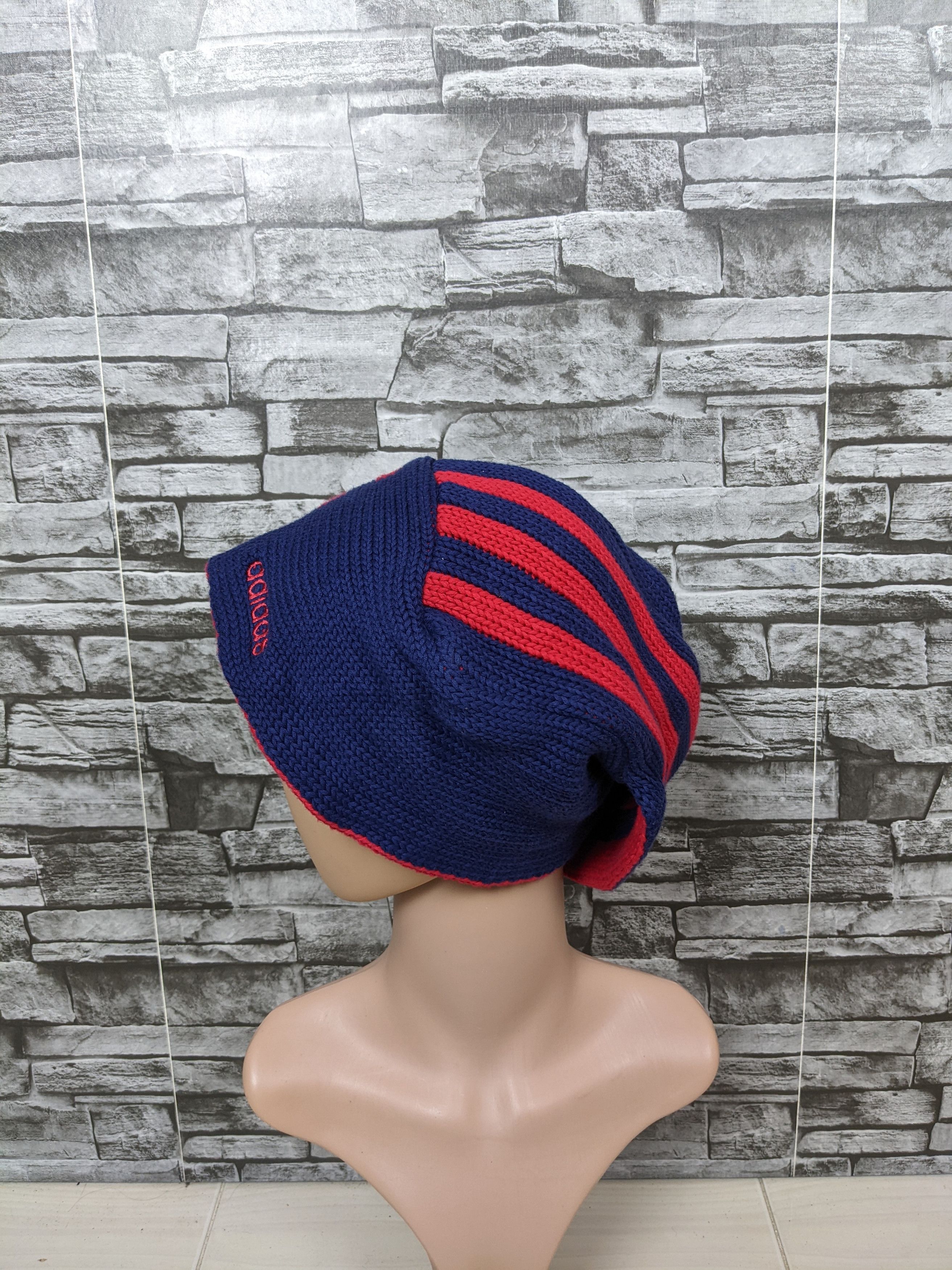 Adidas Vintage Adidas Beanie Hat Cap Snowcap Size ONE SIZE - 2 Thumbnail