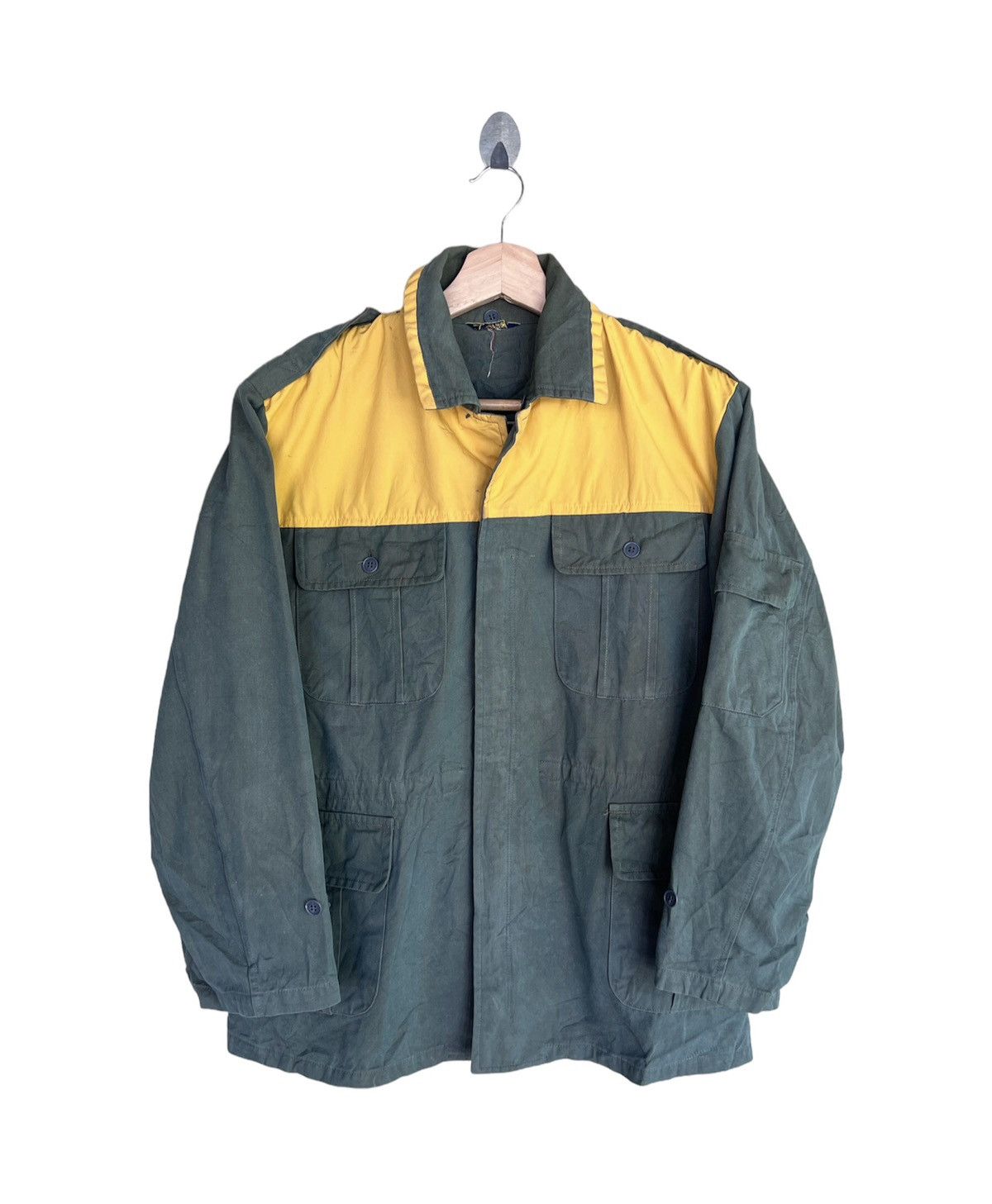 Vintage Vintage Military Style Four Pocket Jacket Size US S / EU 44-46 / 1 - 1 Thumbnail