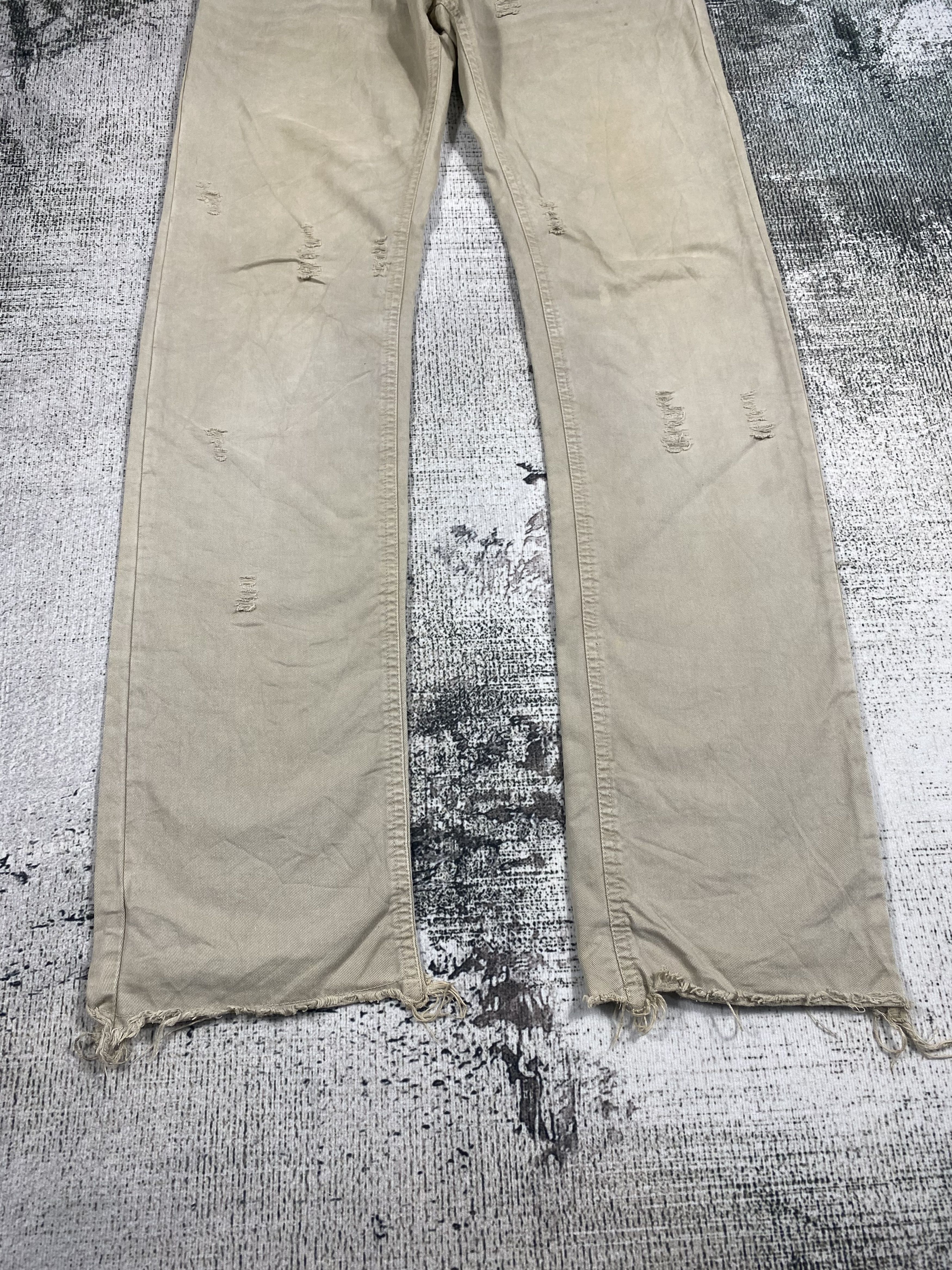 Dolce & Gabbana RARE🔥Low Rise Brown Washed Distressed Light Denim Size US 30 / EU 46 - 4 Thumbnail
