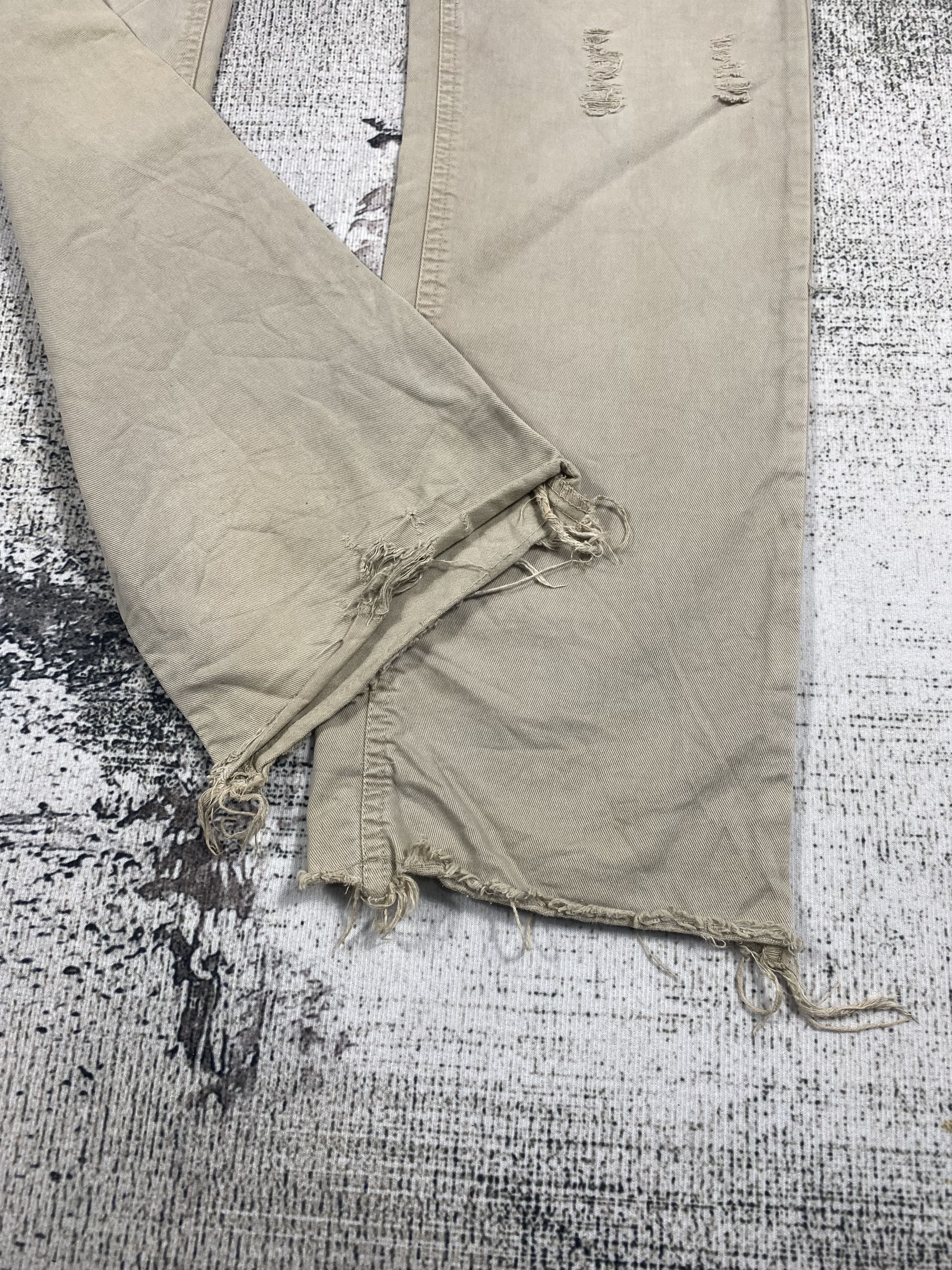 Dolce & Gabbana RARE🔥Low Rise Brown Washed Distressed Light Denim Size US 30 / EU 46 - 5 Thumbnail