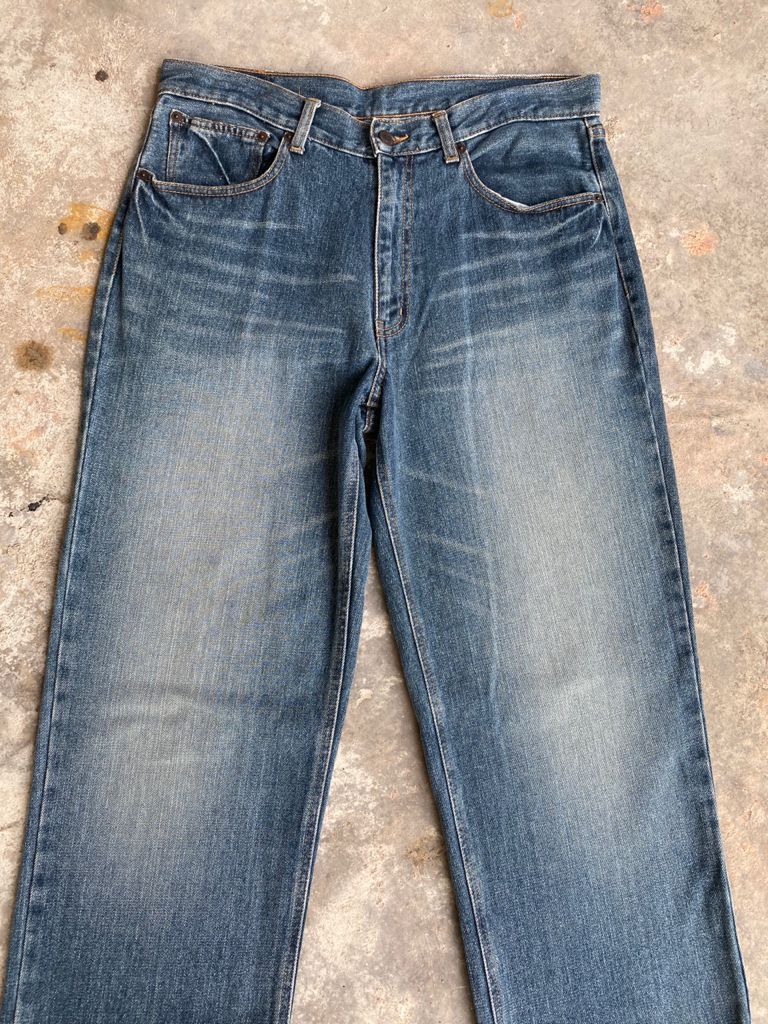 Japanese Brand Light Wash Denim Sissy by Kansai Yamamoto Jeans Size US 34 / EU 50 - 3 Thumbnail