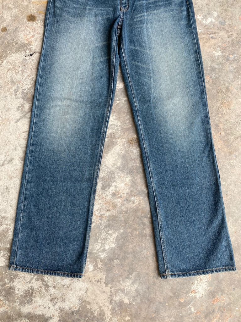 Japanese Brand Light Wash Denim Sissy by Kansai Yamamoto Jeans Size US 34 / EU 50 - 5 Thumbnail