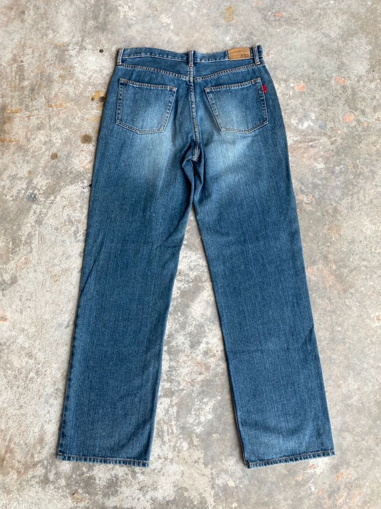 Japanese Brand Light Wash Denim Sissy by Kansai Yamamoto Jeans Size US 34 / EU 50 - 2 Thumbnail