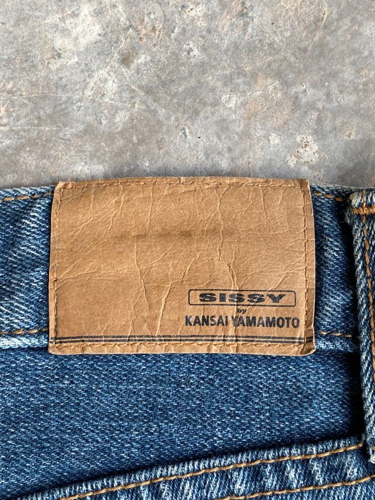 Japanese Brand Light Wash Denim Sissy by Kansai Yamamoto Jeans Size US 34 / EU 50 - 10 Thumbnail