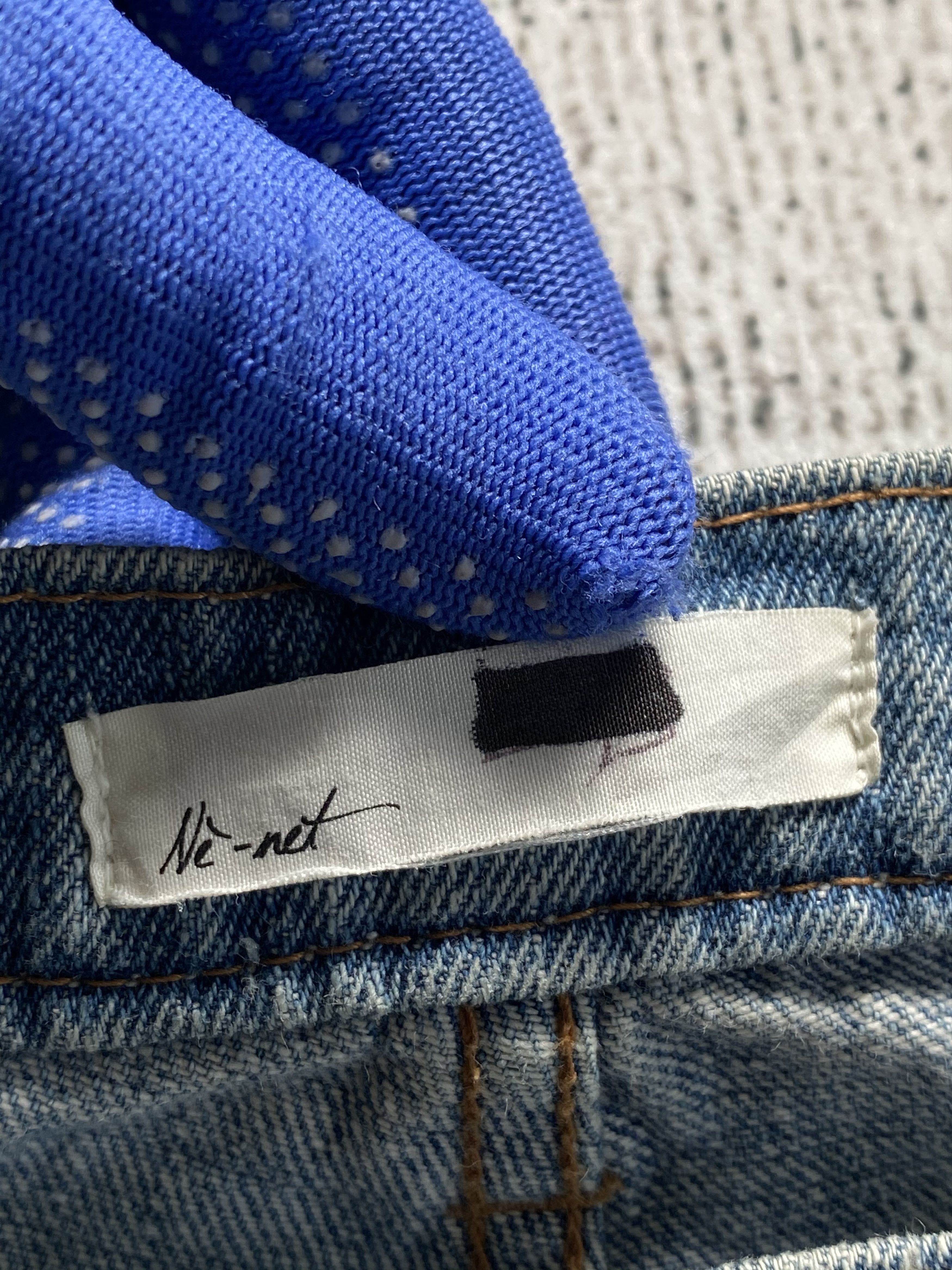 Issey Miyake Light Blue Wash Ne Net by Issey Miyake Denim Size US 30 / EU 46 - 8 Thumbnail