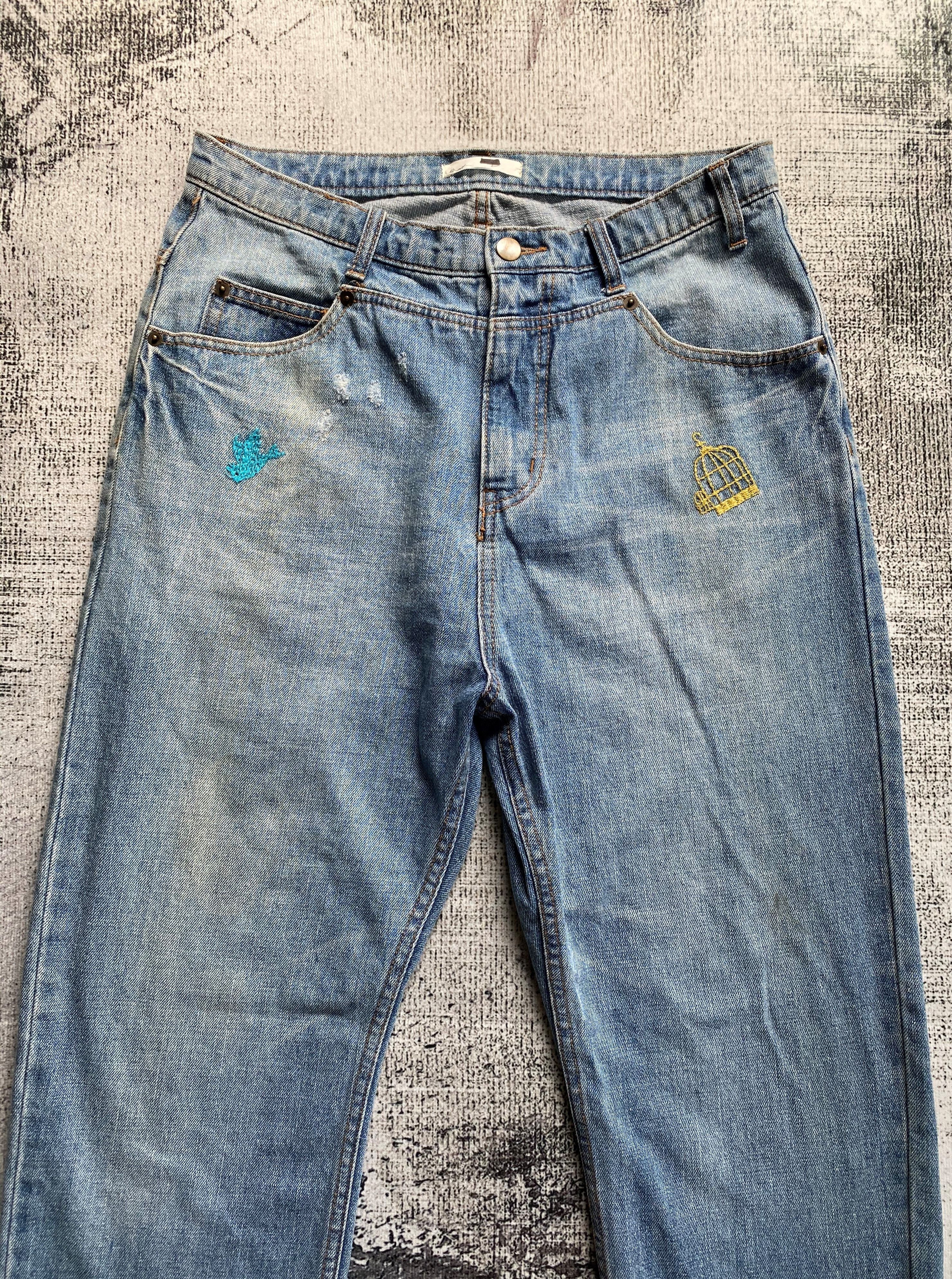 Issey Miyake Light Blue Wash Ne Net by Issey Miyake Denim Size US 30 / EU 46 - 2 Thumbnail