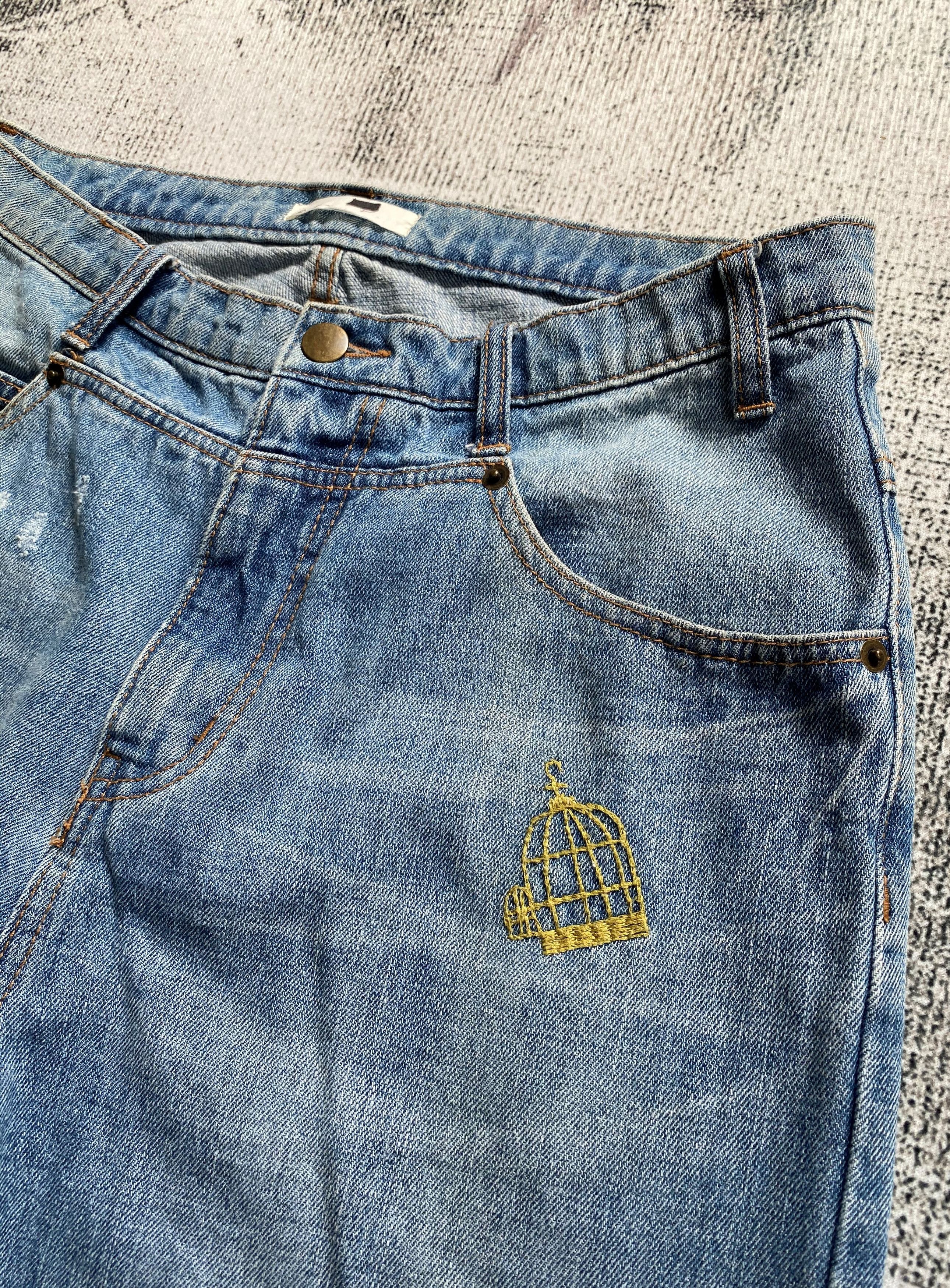 Issey Miyake Light Blue Wash Ne Net by Issey Miyake Denim Size US 30 / EU 46 - 6 Thumbnail