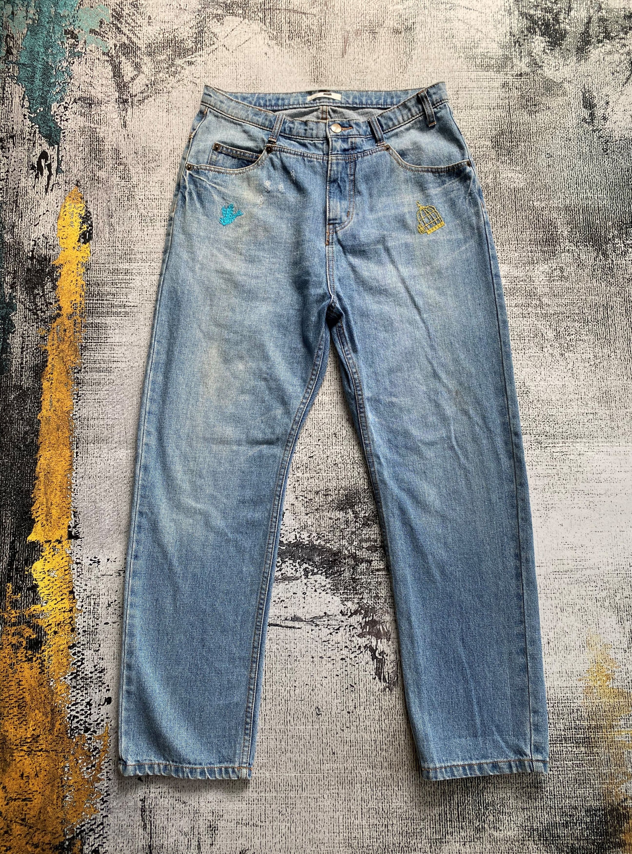 Issey Miyake Light Blue Wash Ne Net by Issey Miyake Denim Size US 30 / EU 46 - 1 Thumbnail