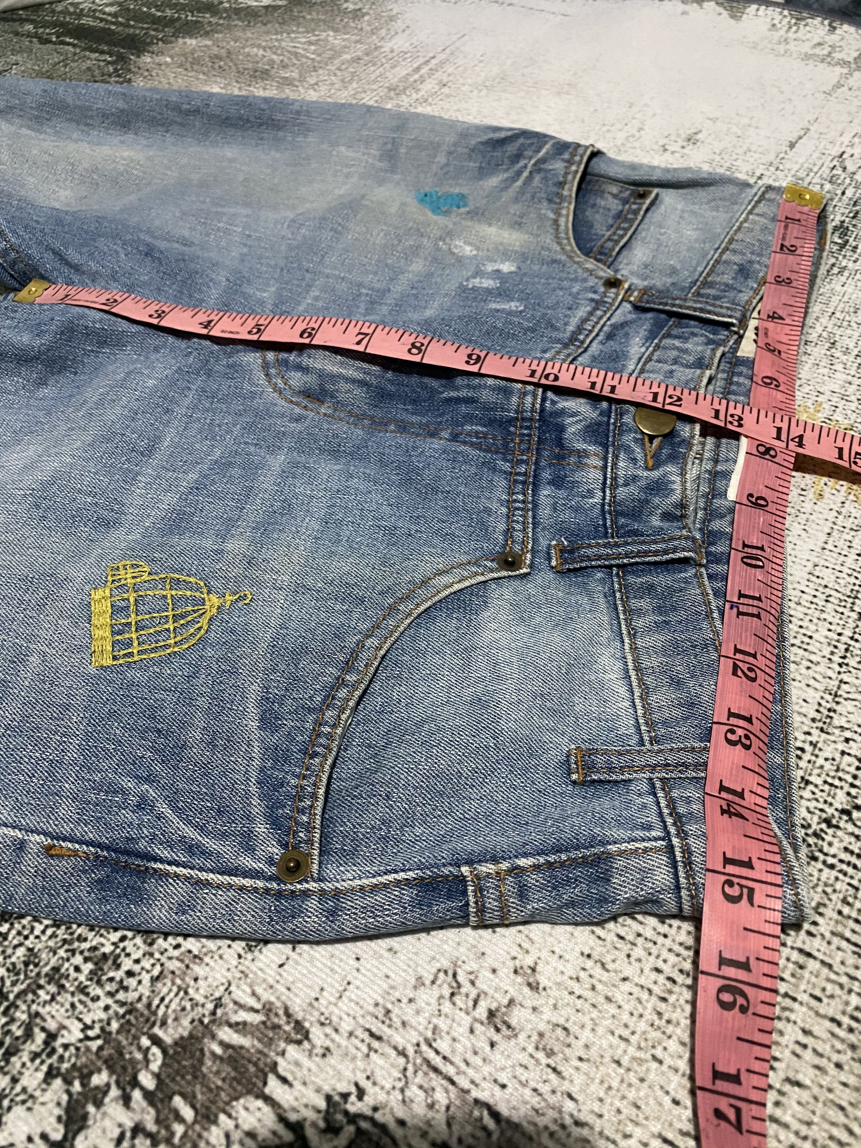 Issey Miyake Light Blue Wash Ne Net by Issey Miyake Denim Size US 30 / EU 46 - 16 Thumbnail