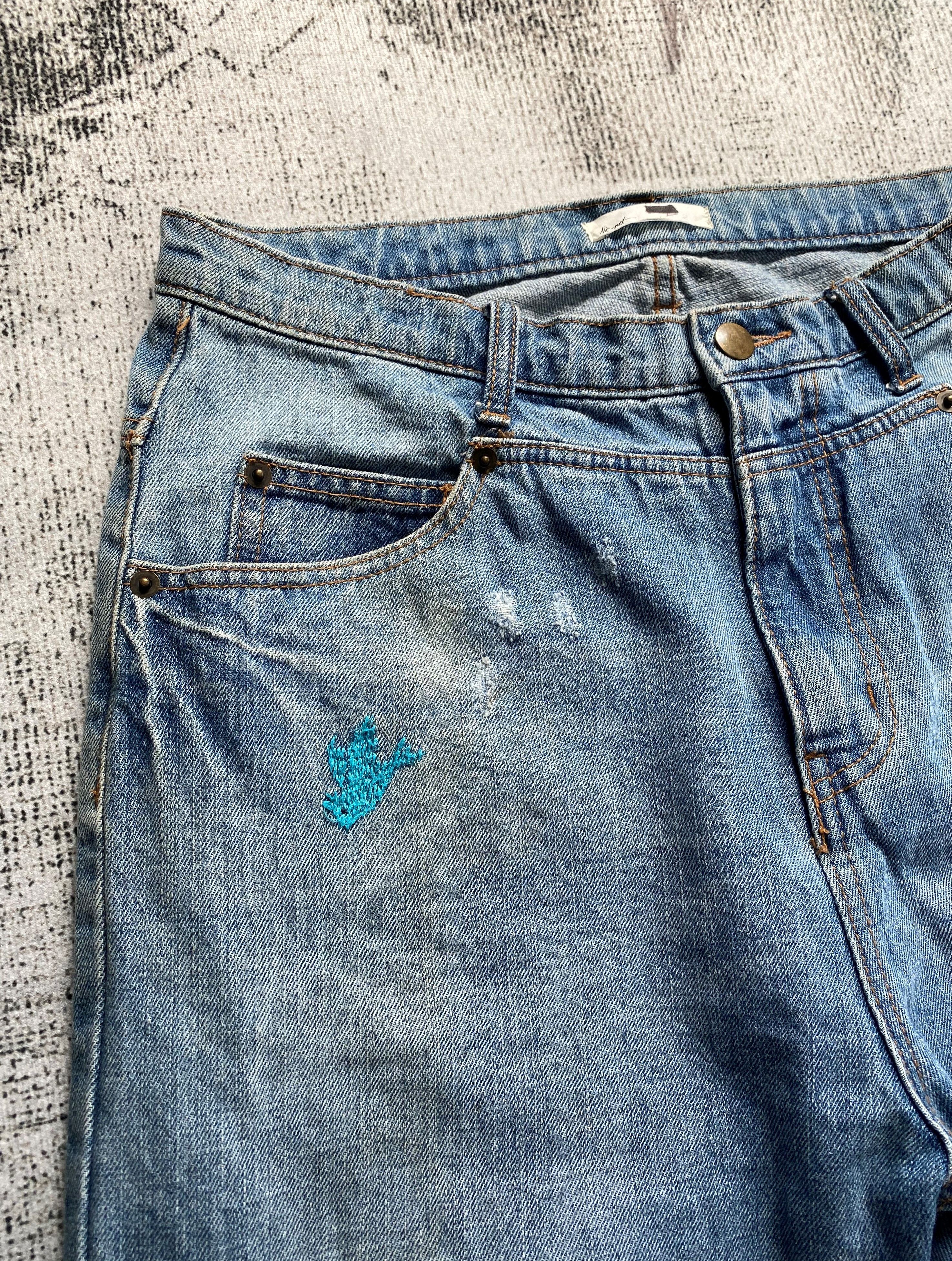 Issey Miyake Light Blue Wash Ne Net by Issey Miyake Denim Size US 30 / EU 46 - 7 Thumbnail