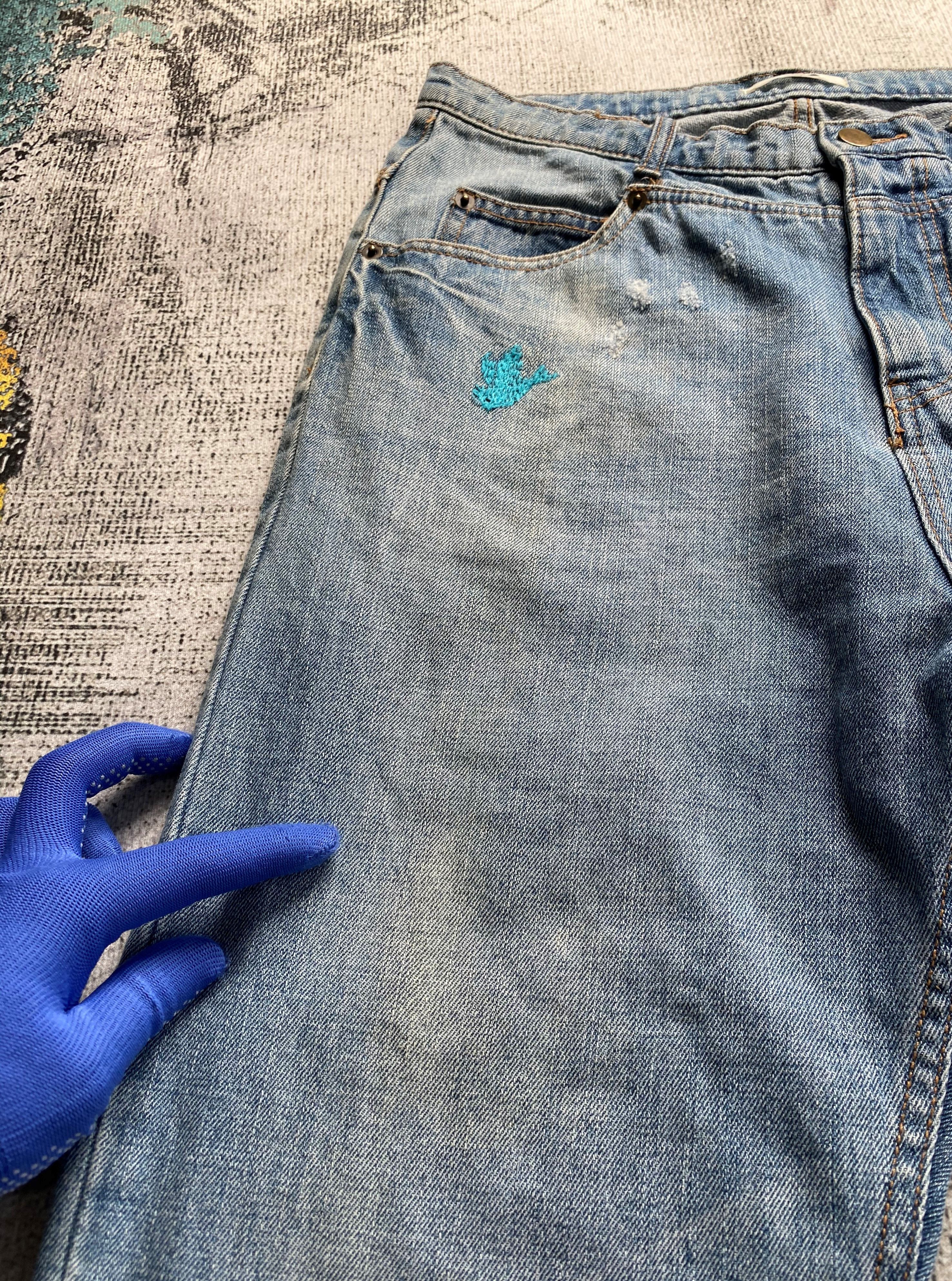 Issey Miyake Light Blue Wash Ne Net by Issey Miyake Denim Size US 30 / EU 46 - 5 Thumbnail