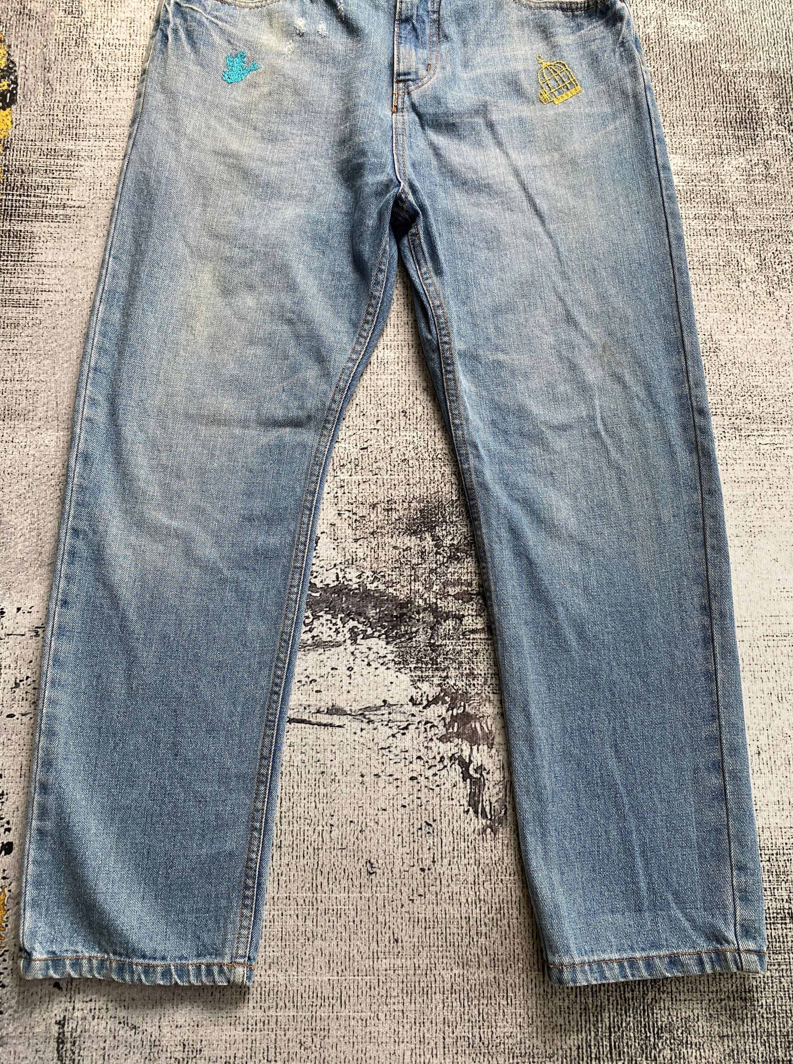 Issey Miyake Light Blue Wash Ne Net by Issey Miyake Denim Size US 30 / EU 46 - 3 Thumbnail