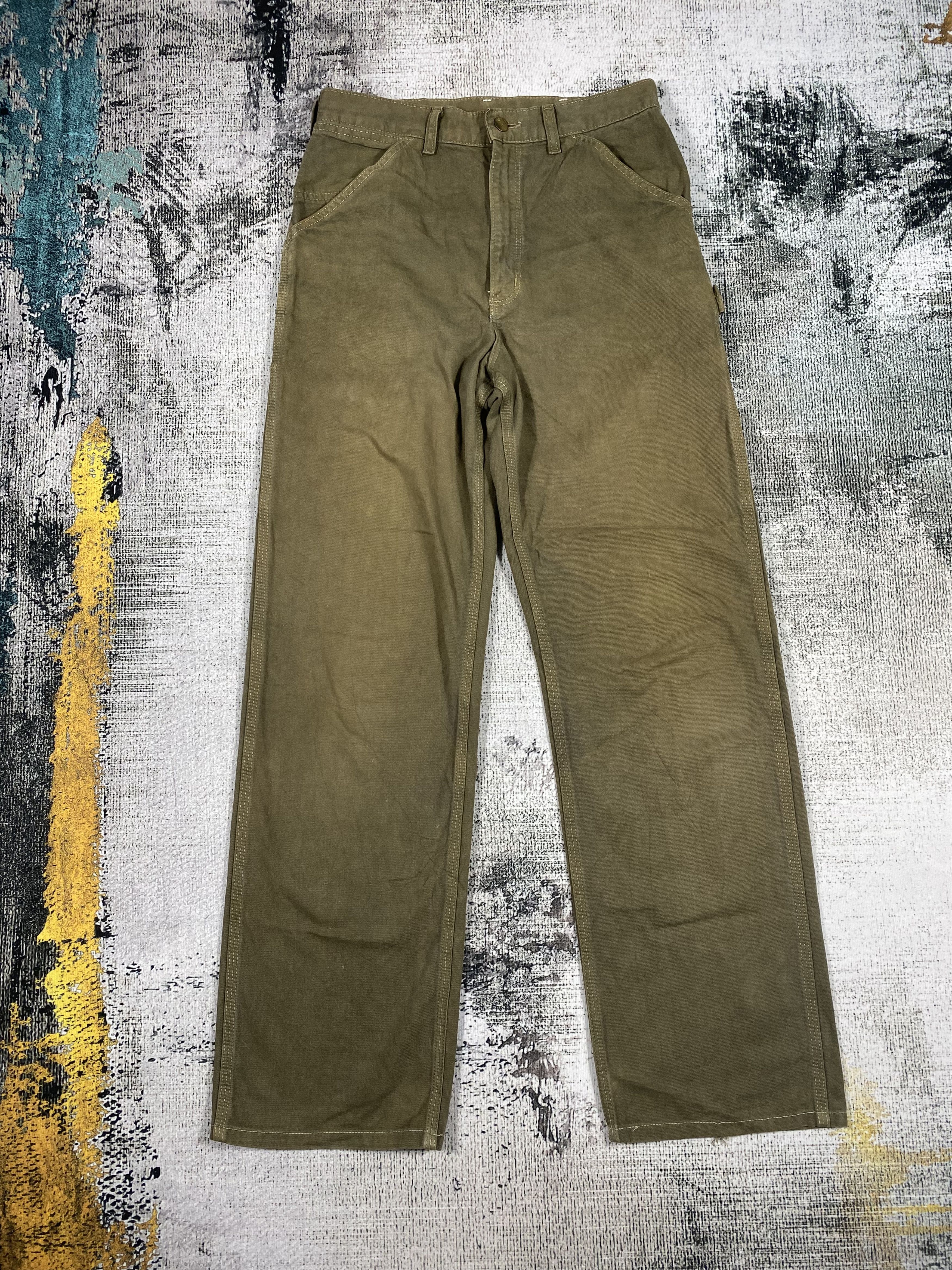 Carhartt SICKS💥Vintage Carhartt Rusty Faded Carpenter Size US 30 / EU 46 - 2 Thumbnail