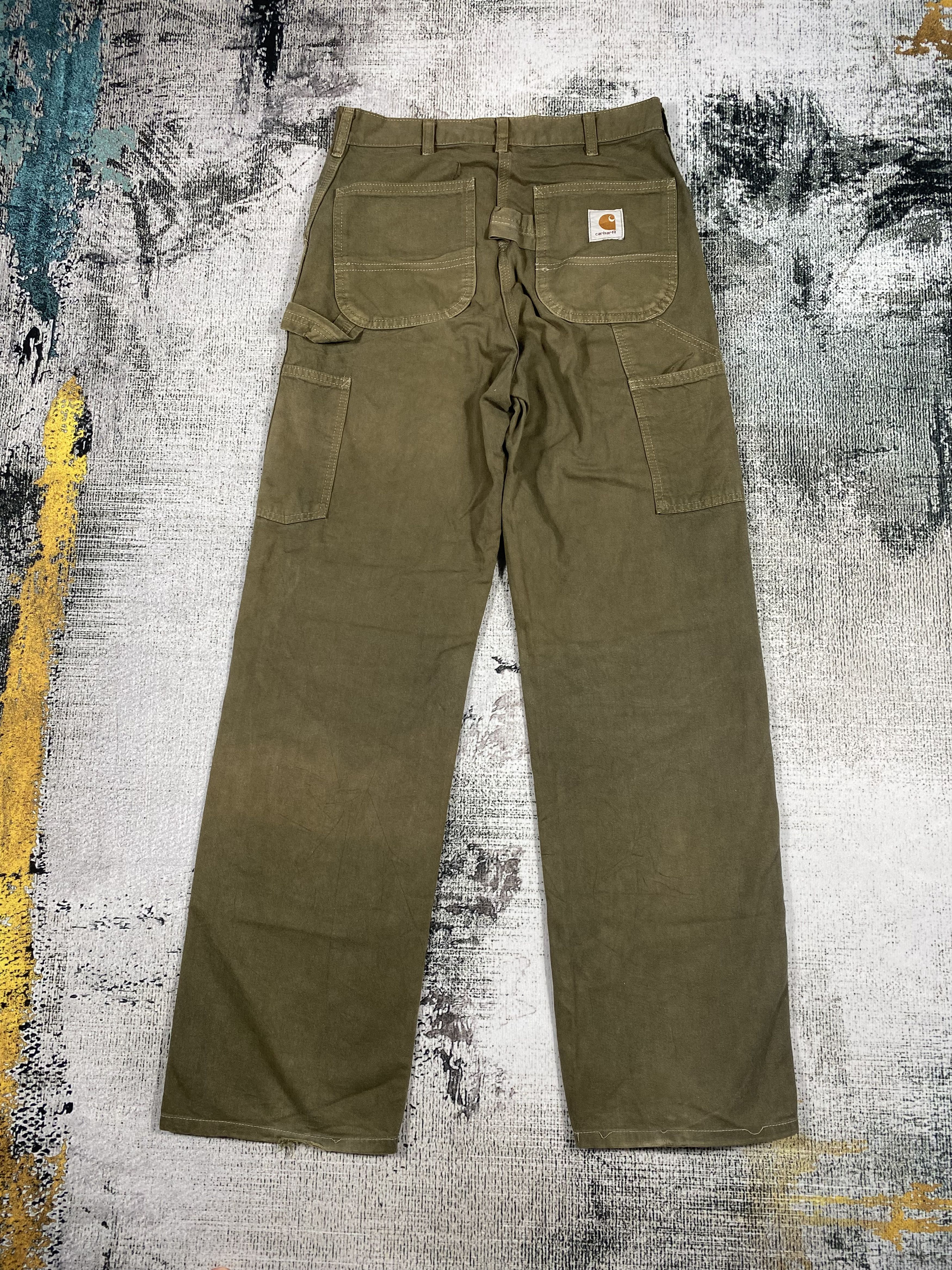 Carhartt SICKS💥Vintage Carhartt Rusty Faded Carpenter Size US 30 / EU 46 - 1 Thumbnail