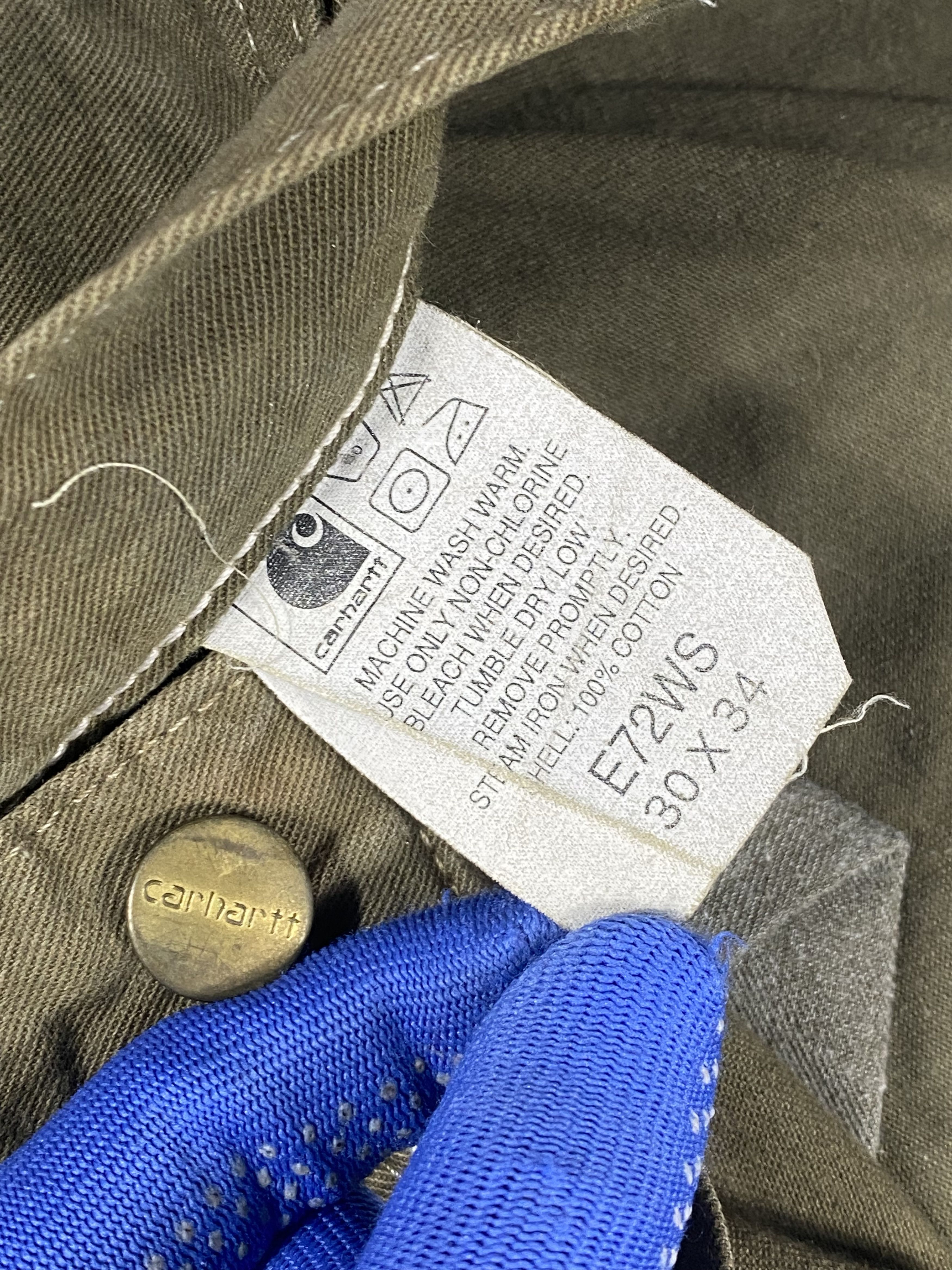 Carhartt SICKS💥Vintage Carhartt Rusty Faded Carpenter Size US 30 / EU 46 - 5 Thumbnail