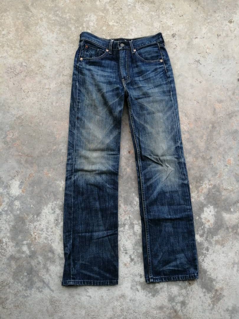 Levi's Light Wash Rusty Whiskers Levi's 505 Jeans Size US 31 - 2 Thumbnail