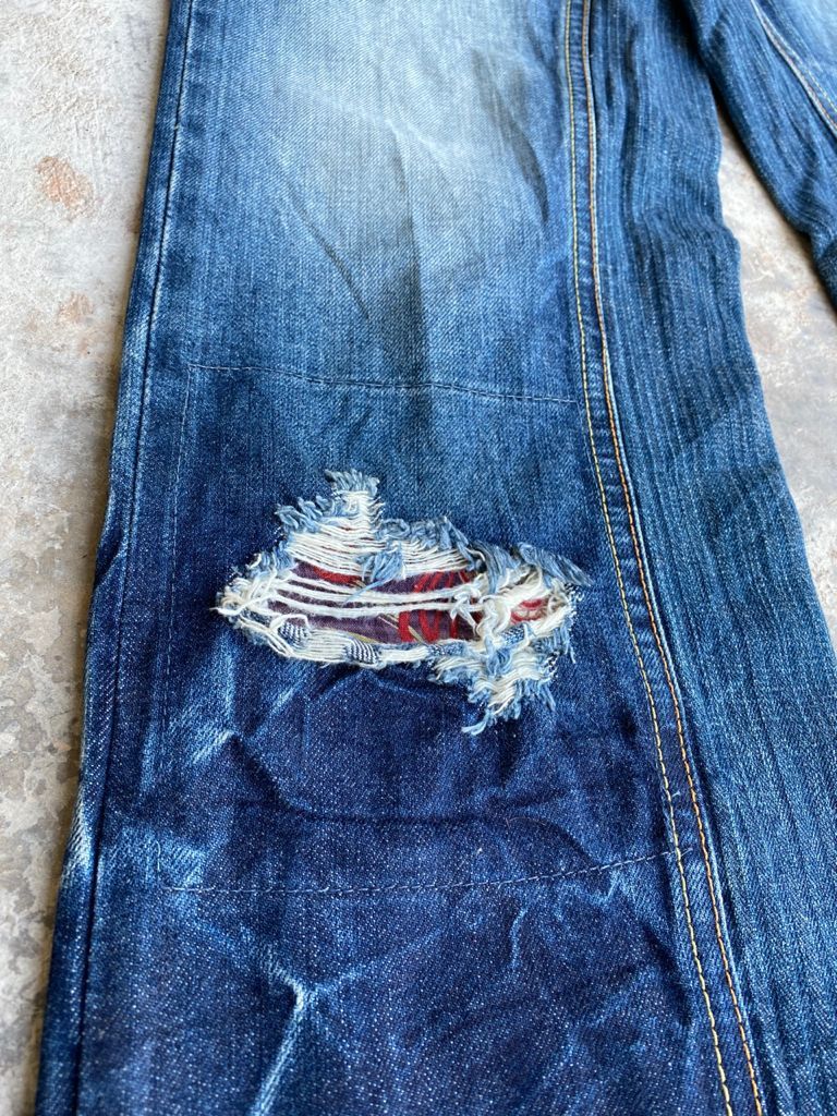 Eternal RARE🔥Art Jeans Japanese Brand Eternal Distressed Denim Size US 28 / EU 44 - 4 Thumbnail