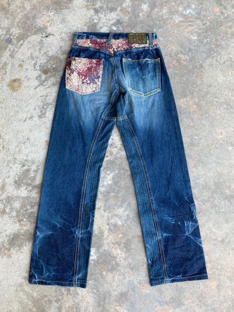 Eternal RARE🔥Art Jeans Japanese Brand Eternal Distressed Denim Size US 28 / EU 44 - 1 Thumbnail