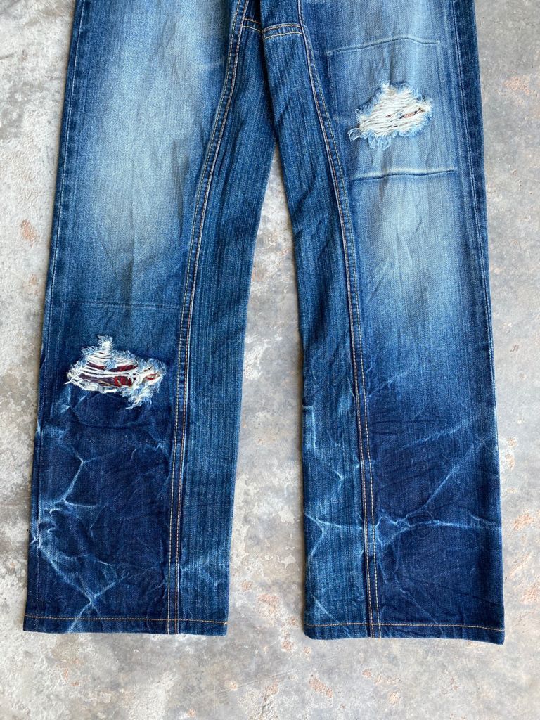 Eternal RARE🔥Art Jeans Japanese Brand Eternal Distressed Denim Size US 28 / EU 44 - 6 Thumbnail