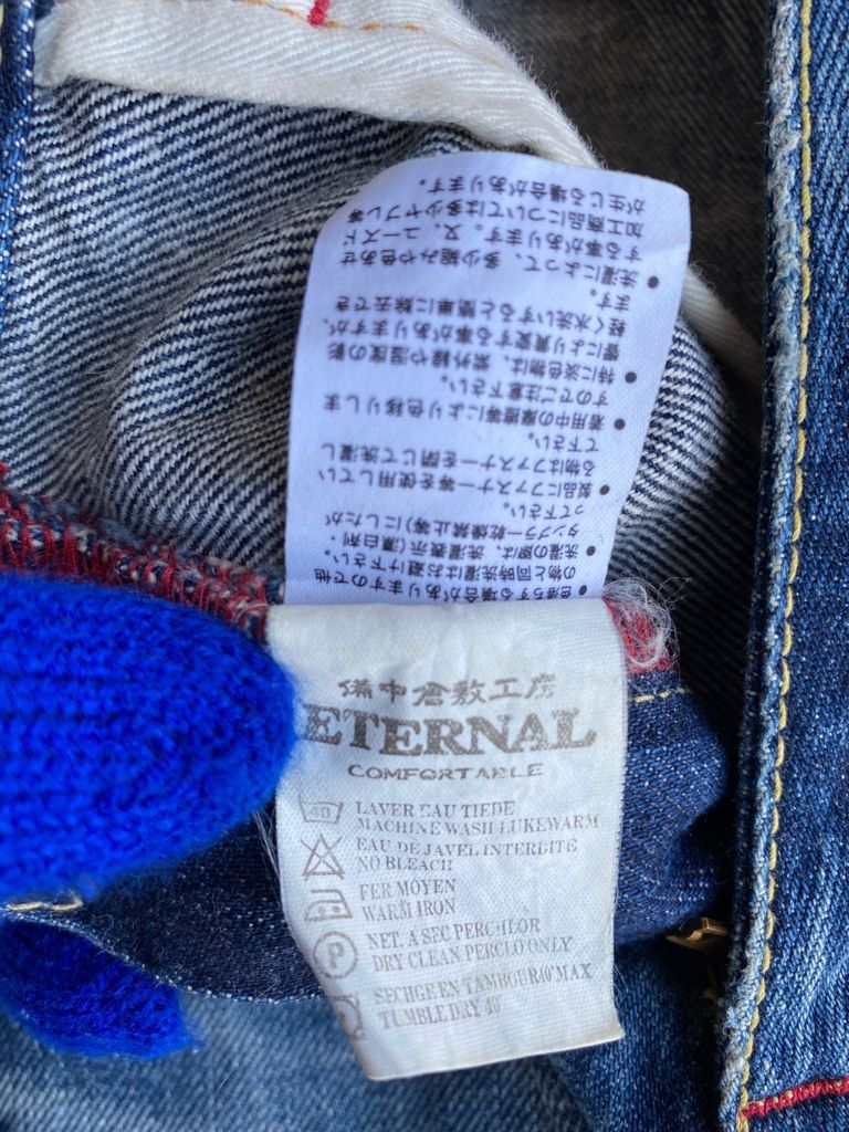 Eternal RARE🔥Art Jeans Japanese Brand Eternal Distressed Denim Size US 28 / EU 44 - 9 Thumbnail