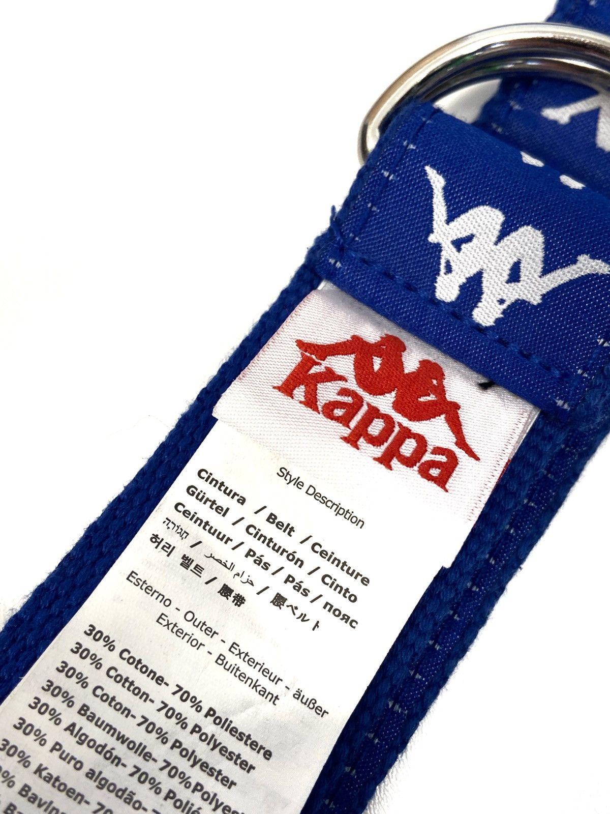 Kappa Kappa 80s belt blue 130 cm Size ONE SIZE - 5 Thumbnail