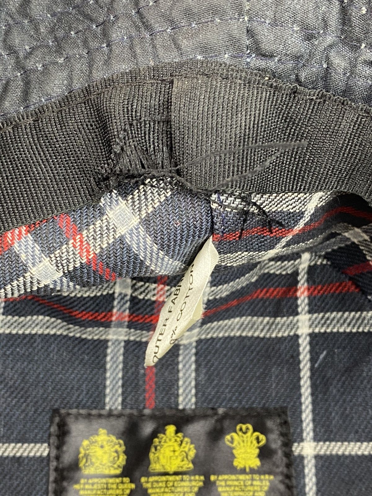 Barbour × Vintage Vintage Barbour Waxed Panama Bucket Hat Cap Size ONE SIZE - 8 Thumbnail