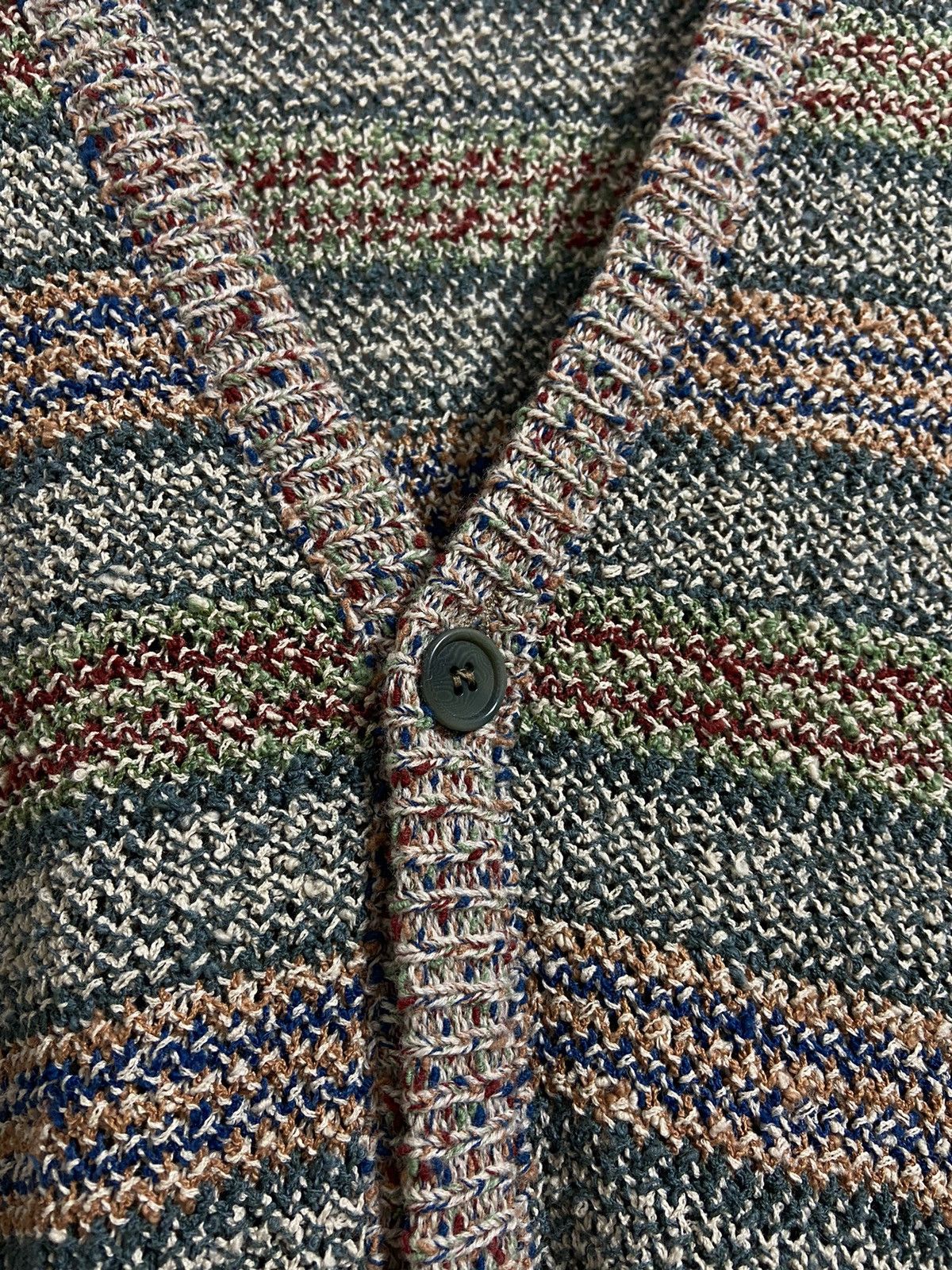 Missoni Missoni Uomo Men’s Vintage Cardigan Pattern Sweater Size US XL / EU 56 / 4 - 9 Thumbnail