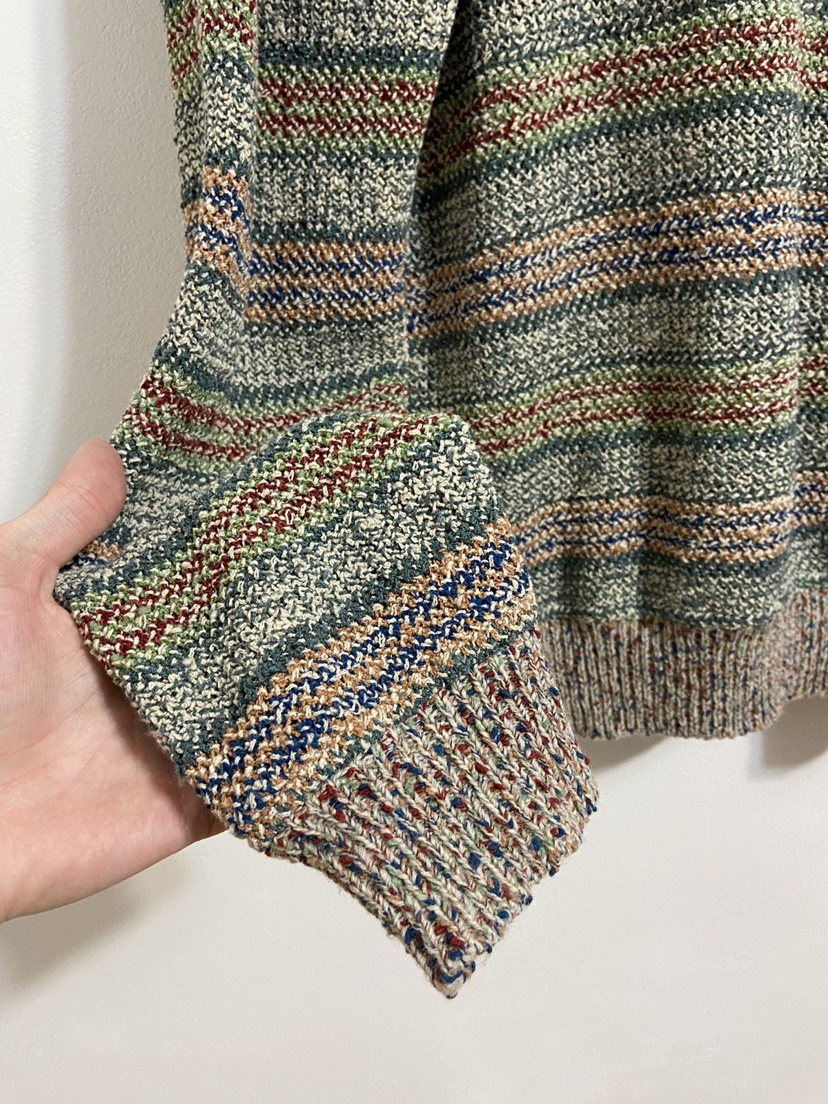 Missoni Missoni Uomo Men’s Vintage Cardigan Pattern Sweater Size US XL / EU 56 / 4 - 23 Thumbnail