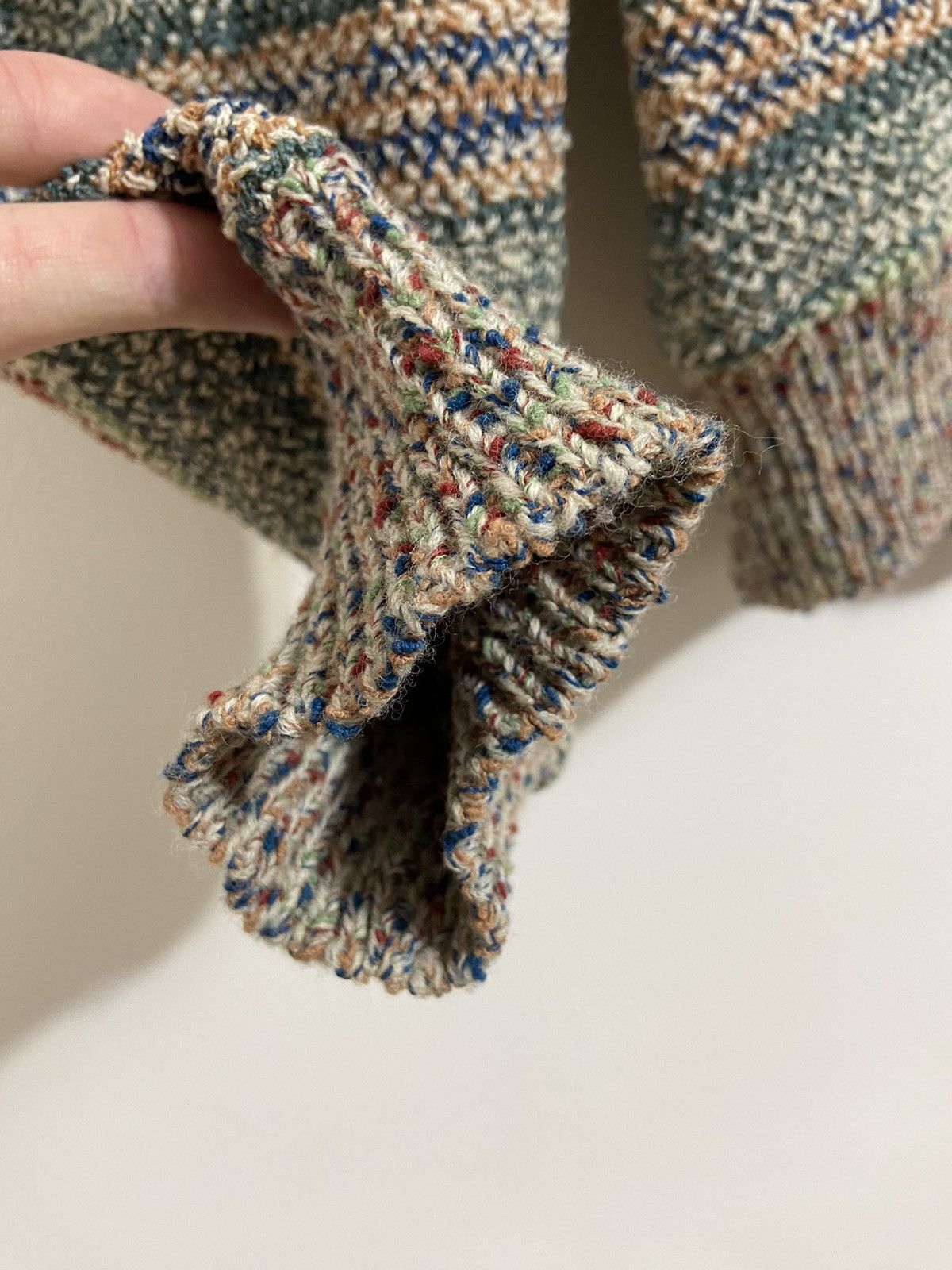 Missoni Missoni Uomo Men’s Vintage Cardigan Pattern Sweater Size US XL / EU 56 / 4 - 13 Thumbnail