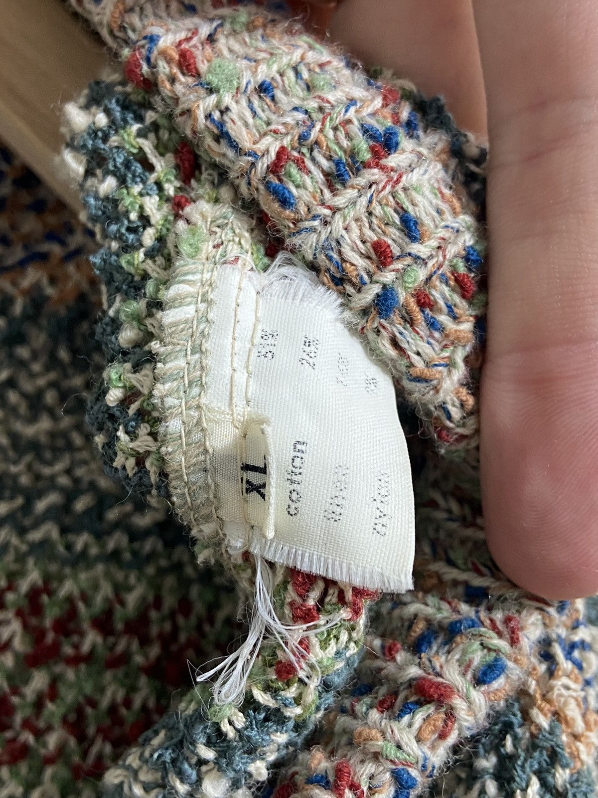 Missoni Missoni Uomo Men’s Vintage Cardigan Pattern Sweater Size US XL / EU 56 / 4 - 19 Thumbnail