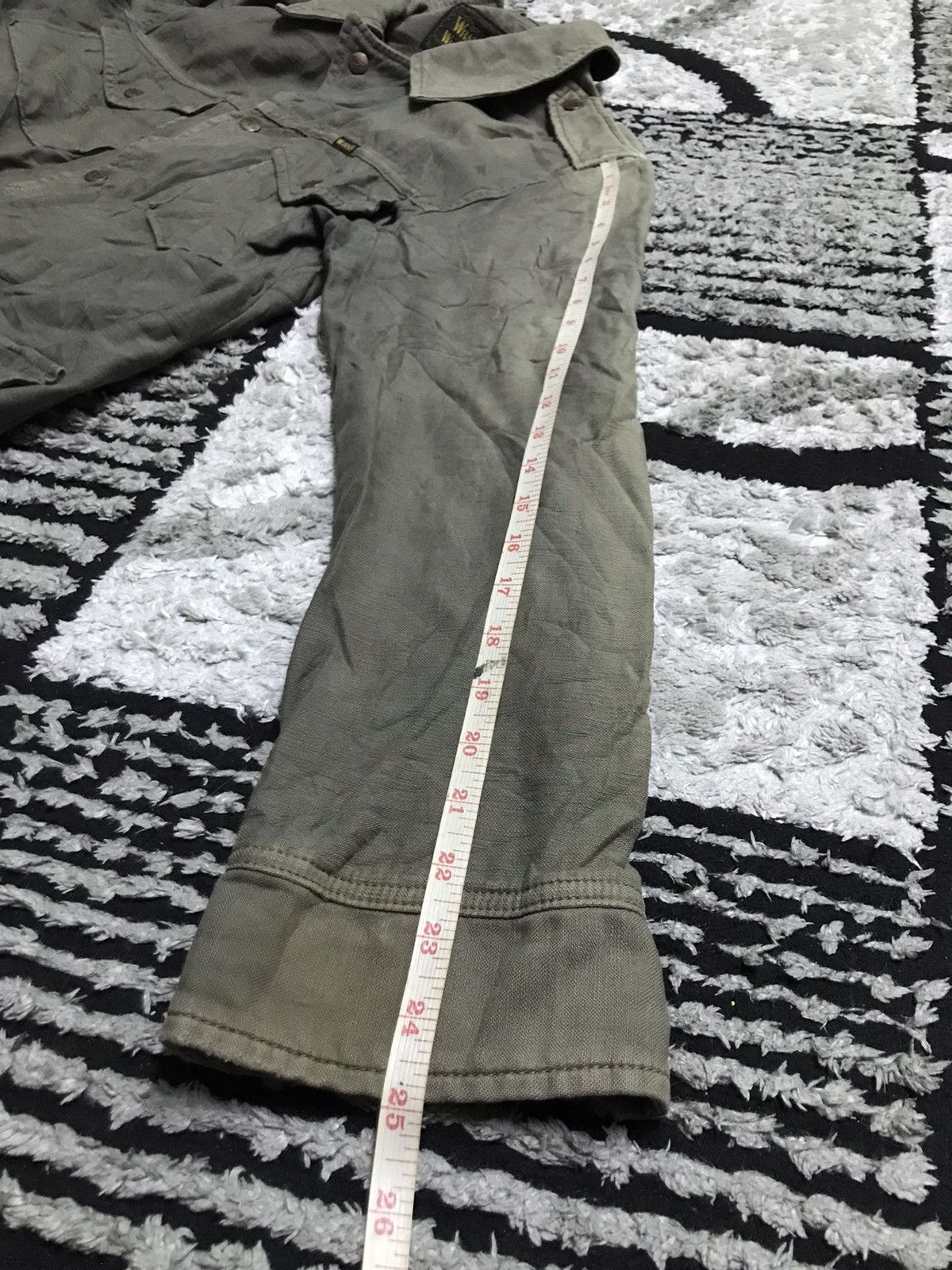Sun faded Wrangler jacket