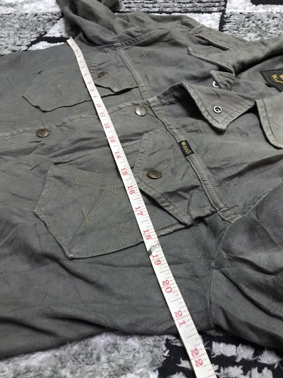 Sun faded Wrangler jacket
