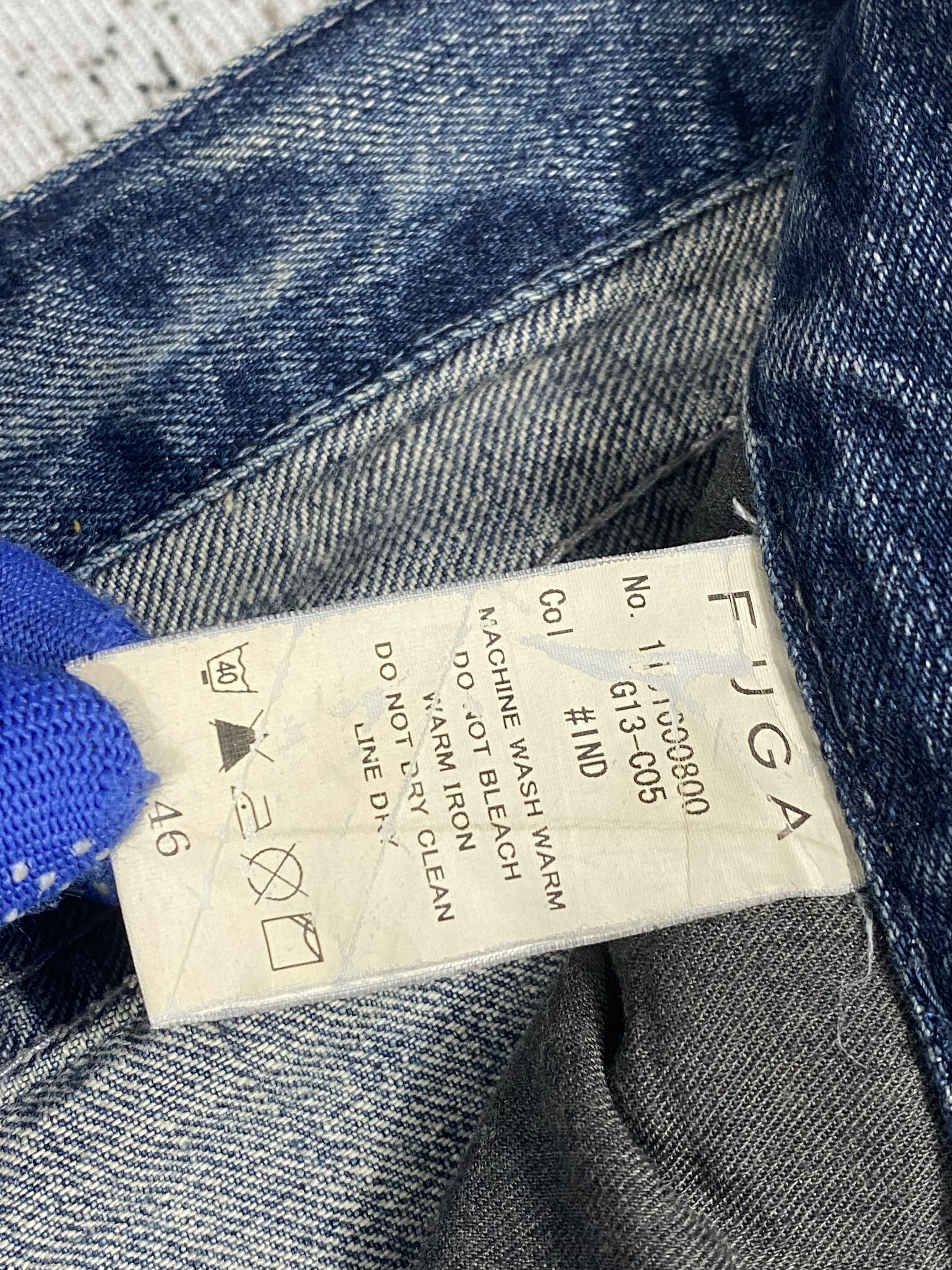 GOSTAR DE FUGA RARE🔥FUGA Japanese Rusty Distressed Mini Bootcut Jeans Size 31" - 9 Thumbnail