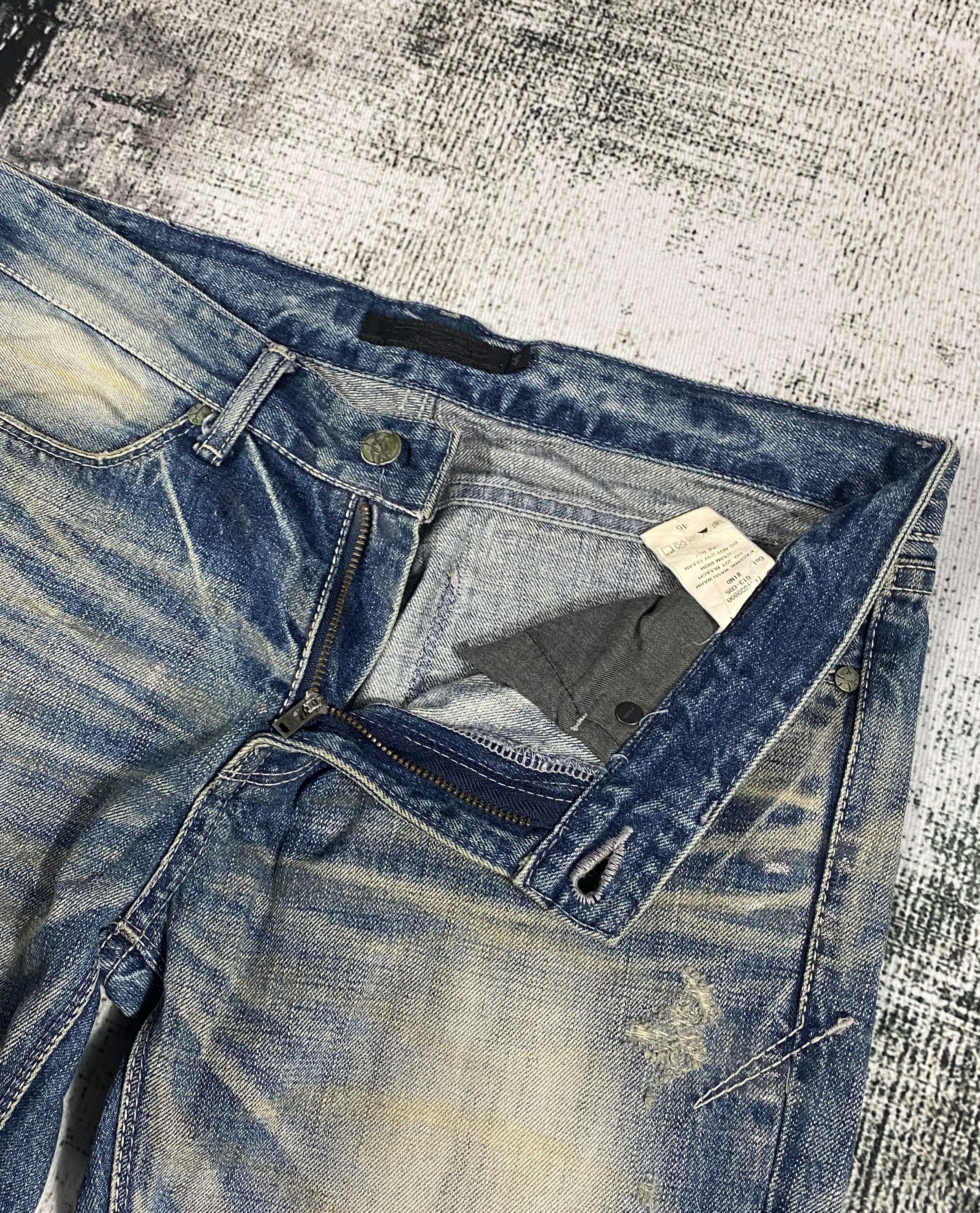 GOSTAR DE FUGA RARE🔥FUGA Japanese Rusty Distressed Mini Bootcut Jeans Size 31" - 8 Thumbnail