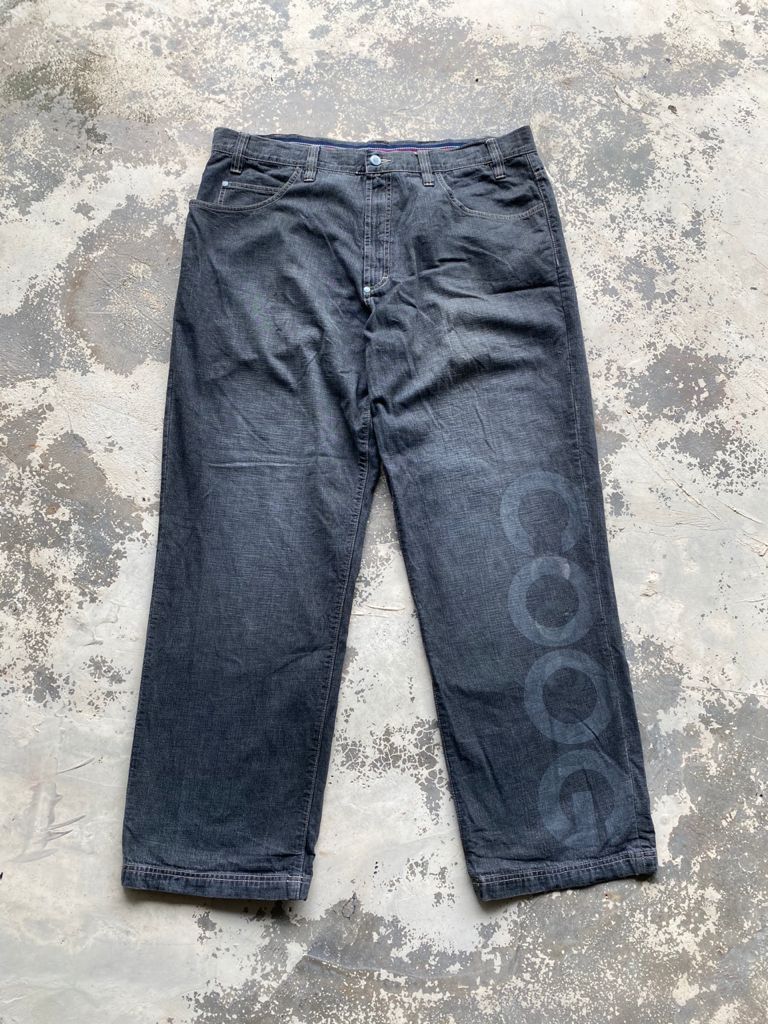 Coogi × Vintage Vintage Coogi Baggy Pants Black Washed Denim Size US 40 / EU 56 - 1 Thumbnail