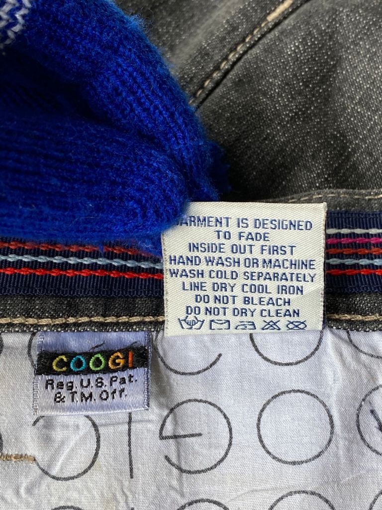 Coogi × Vintage Vintage Coogi Baggy Pants Black Washed Denim Size US 40 / EU 56 - 10 Thumbnail