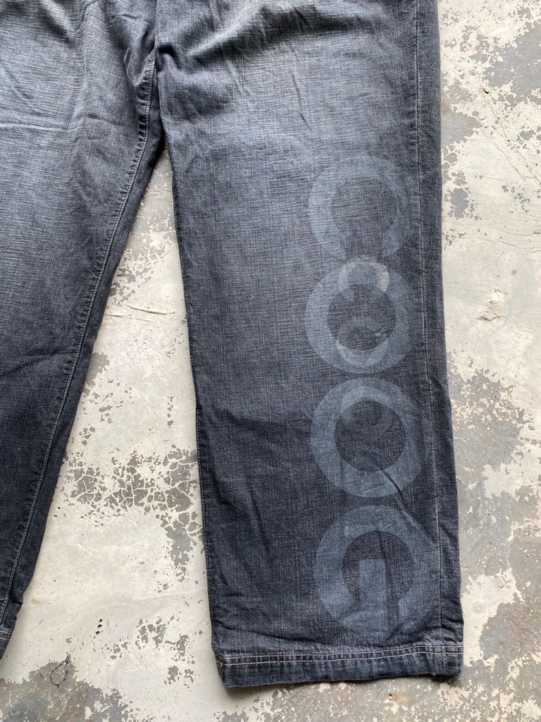 Coogi × Vintage Vintage Coogi Baggy Pants Black Washed Denim Size US 40 / EU 56 - 5 Thumbnail