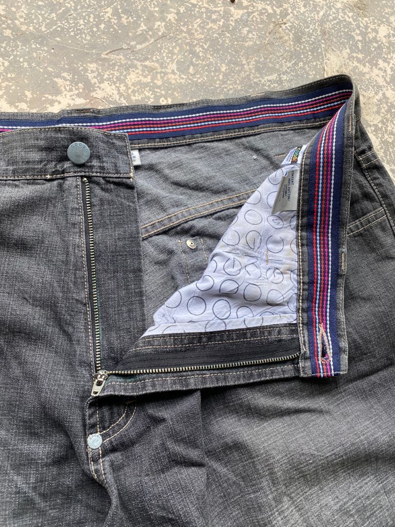 Coogi × Vintage Vintage Coogi Baggy Pants Black Washed Denim Size US 40 / EU 56 - 6 Thumbnail