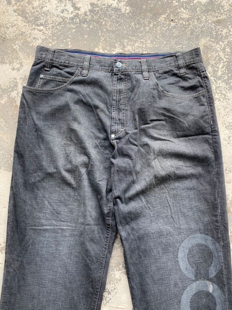 Coogi × Vintage Vintage Coogi Baggy Pants Black Washed Denim Size US 40 / EU 56 - 3 Thumbnail